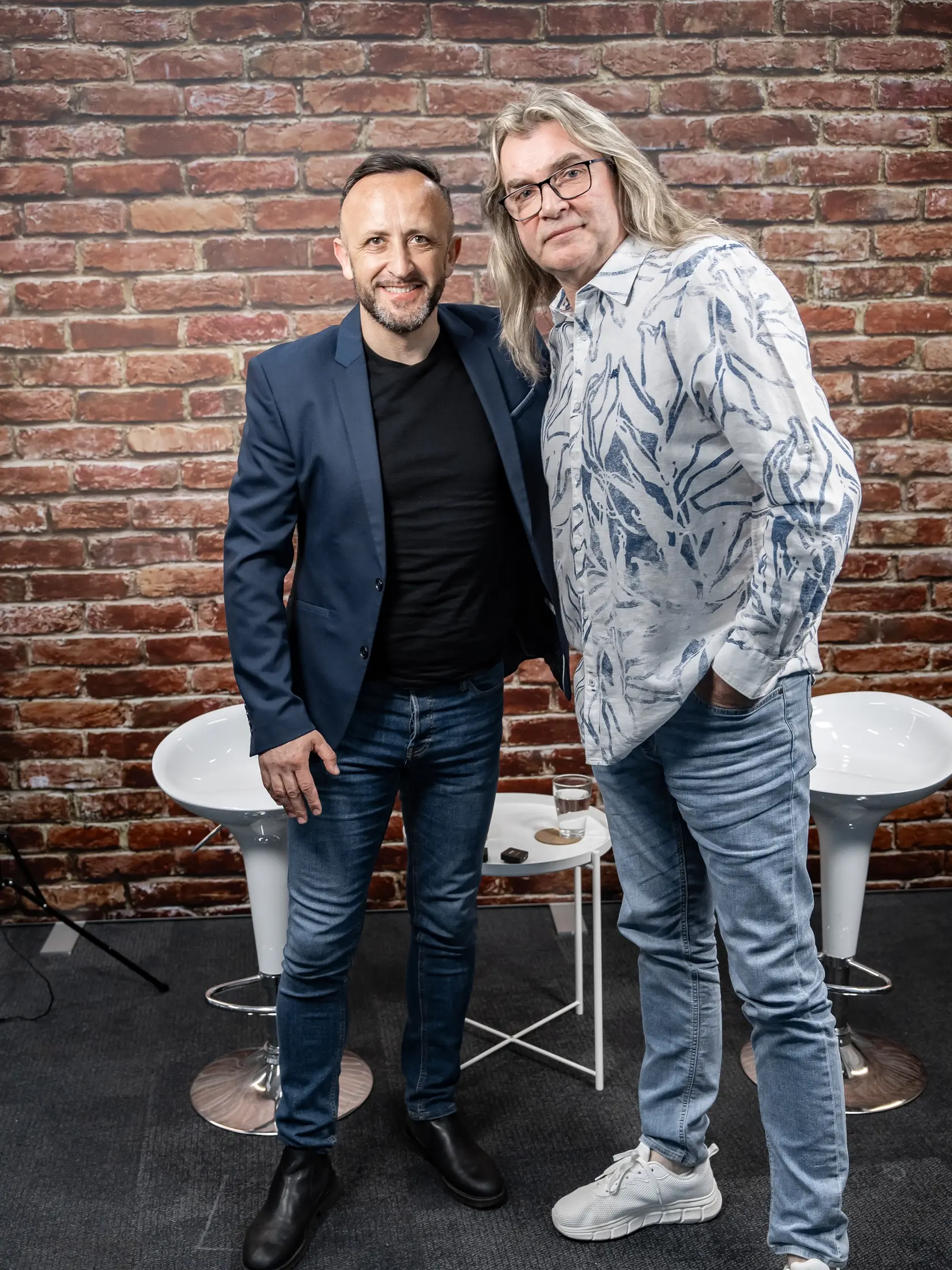 Diskusná relácia “Záchytka”. Na snímke je Branislav Mojsej a Ondrej Kandráč.
