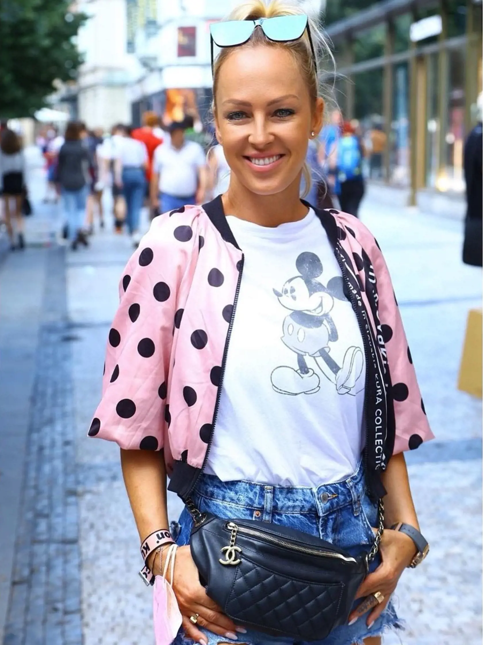 Zuzana Belohorcová pár minút pred operáciou viečok.