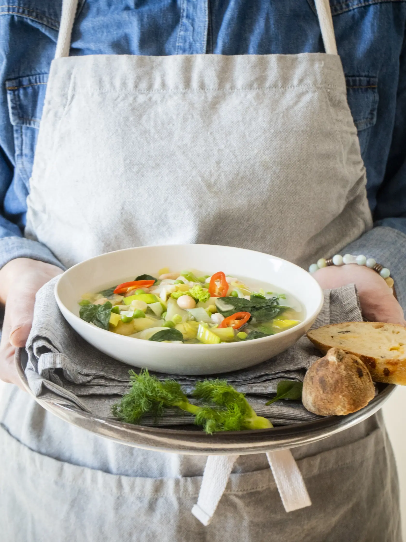 jarná minestrone
