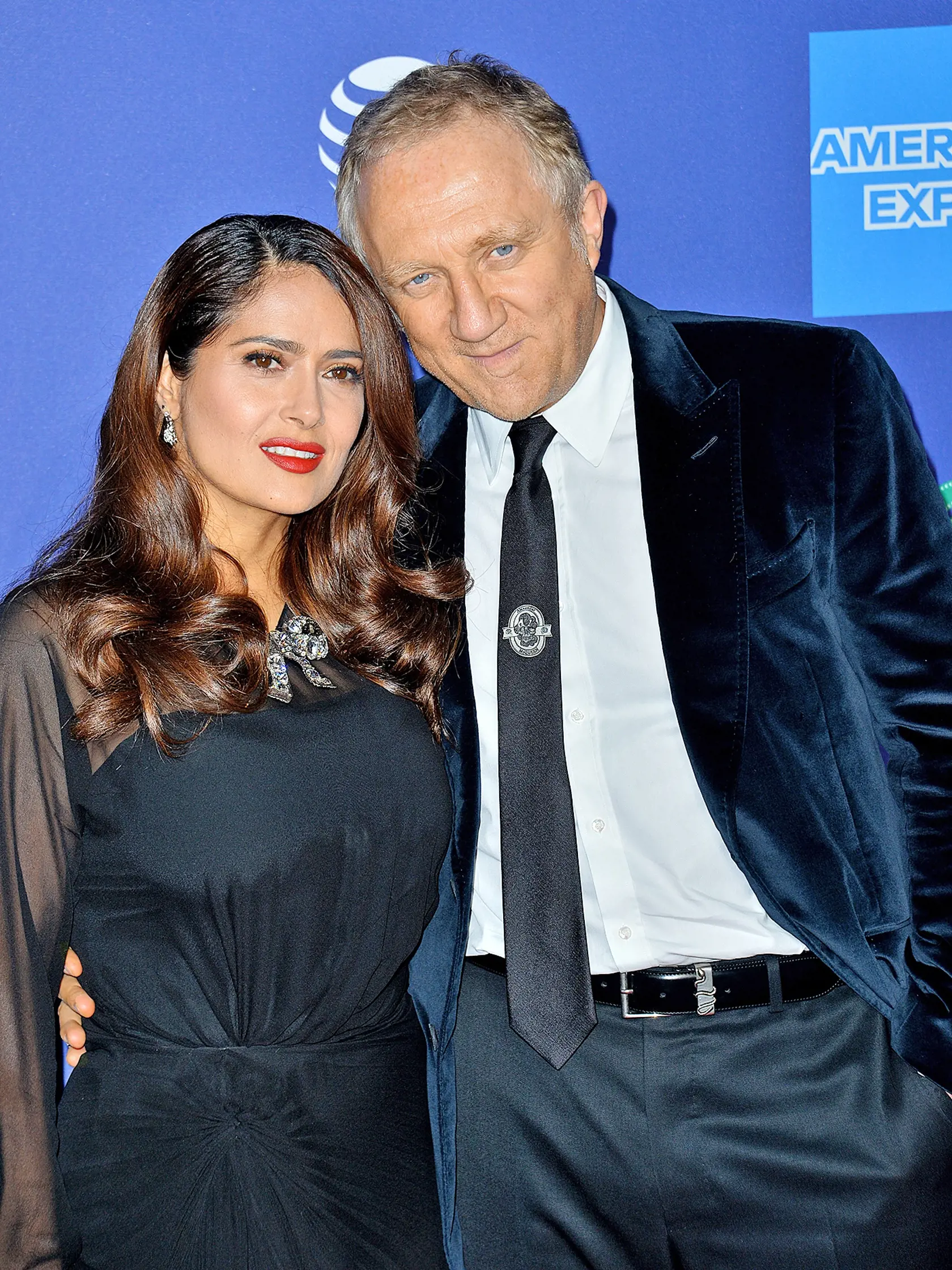 Salma Hayek s manželom, multimilionárom.