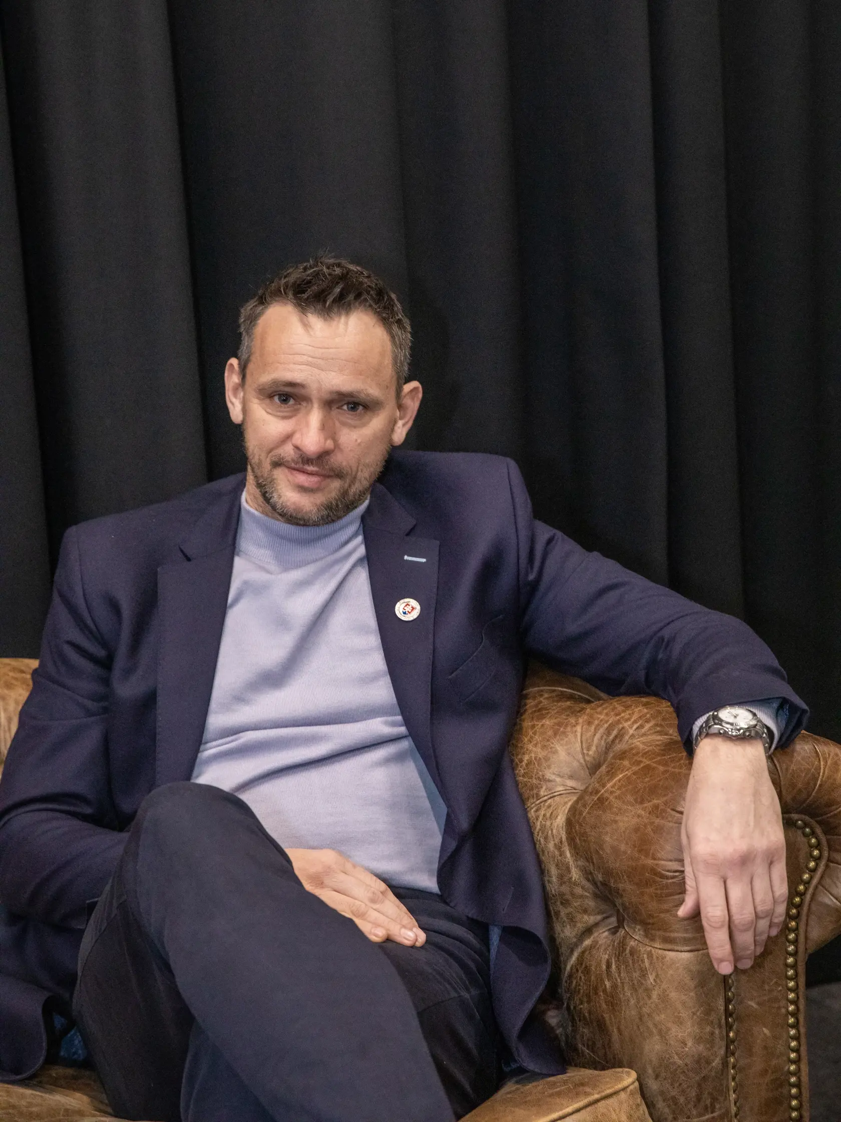 Na snímke je bývalý slovenský profesionálny tenista a  poslanec Národnej rady Slovenskej republiky za stranu OBYČAJNÍ ĽUDIA a nezávislé osobnosti Ján Krošlák.