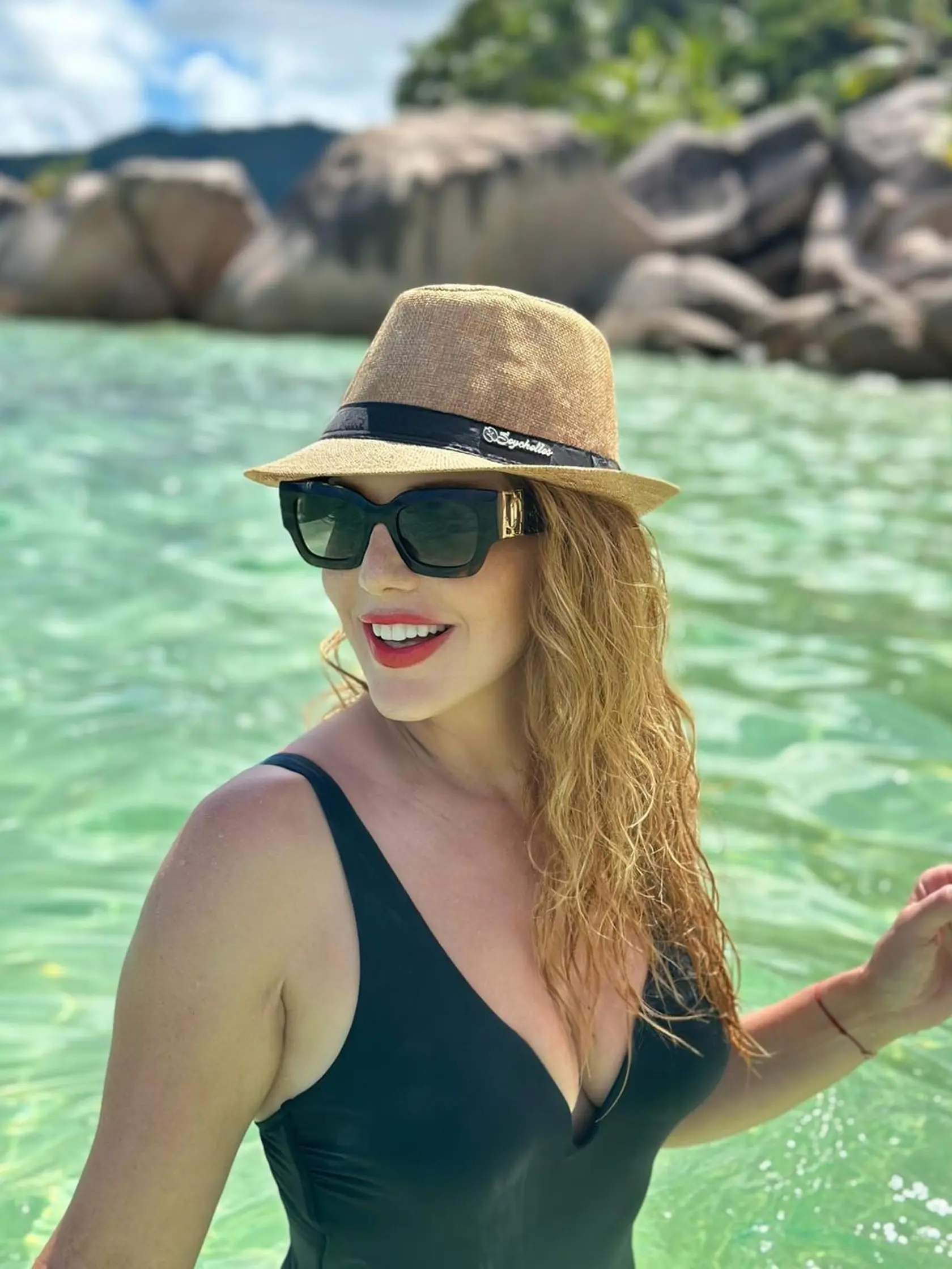 Karin Haydu si dovolenku na Seychelách užívala. 