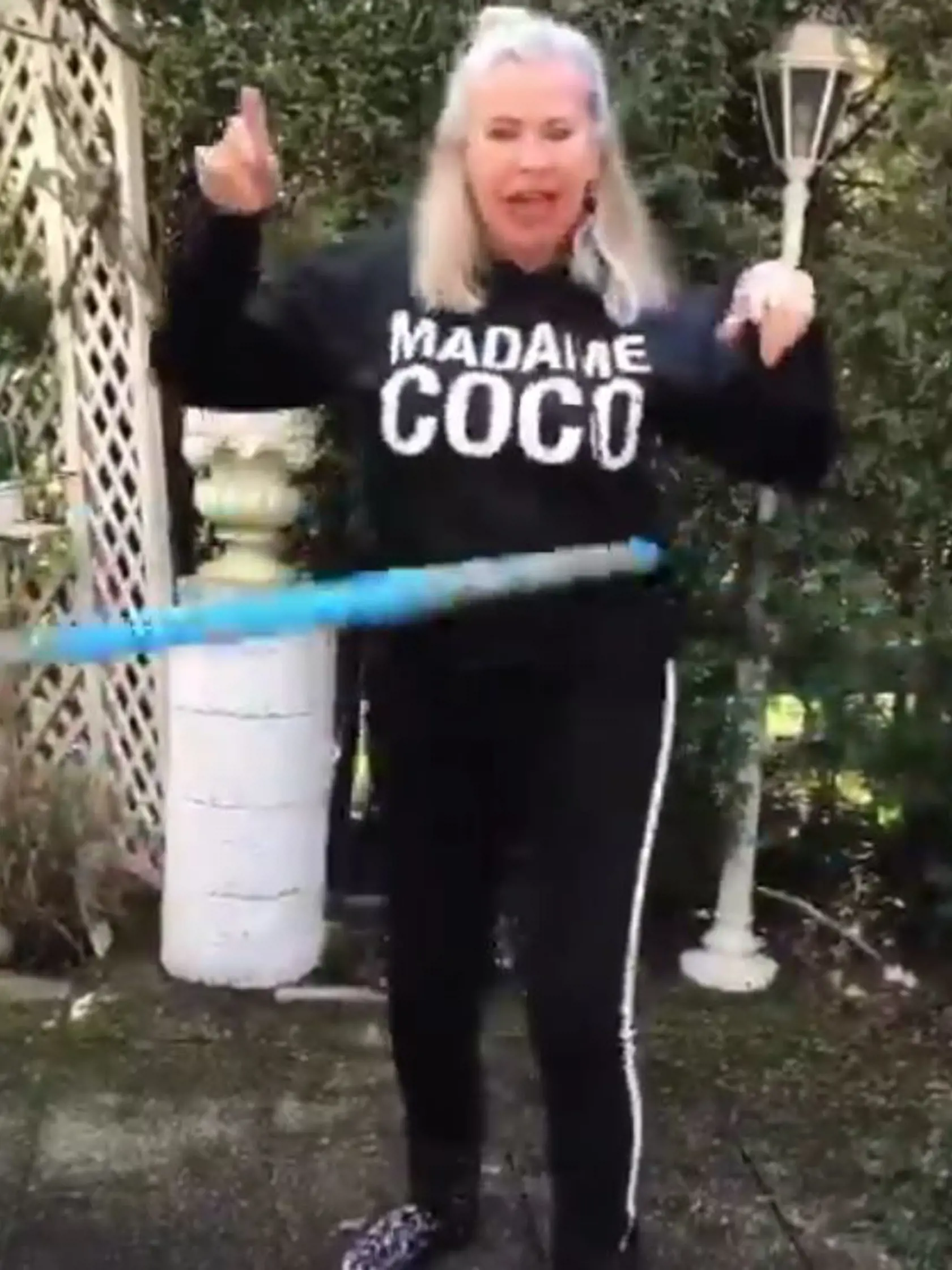 Eva Máziková u seba doma.