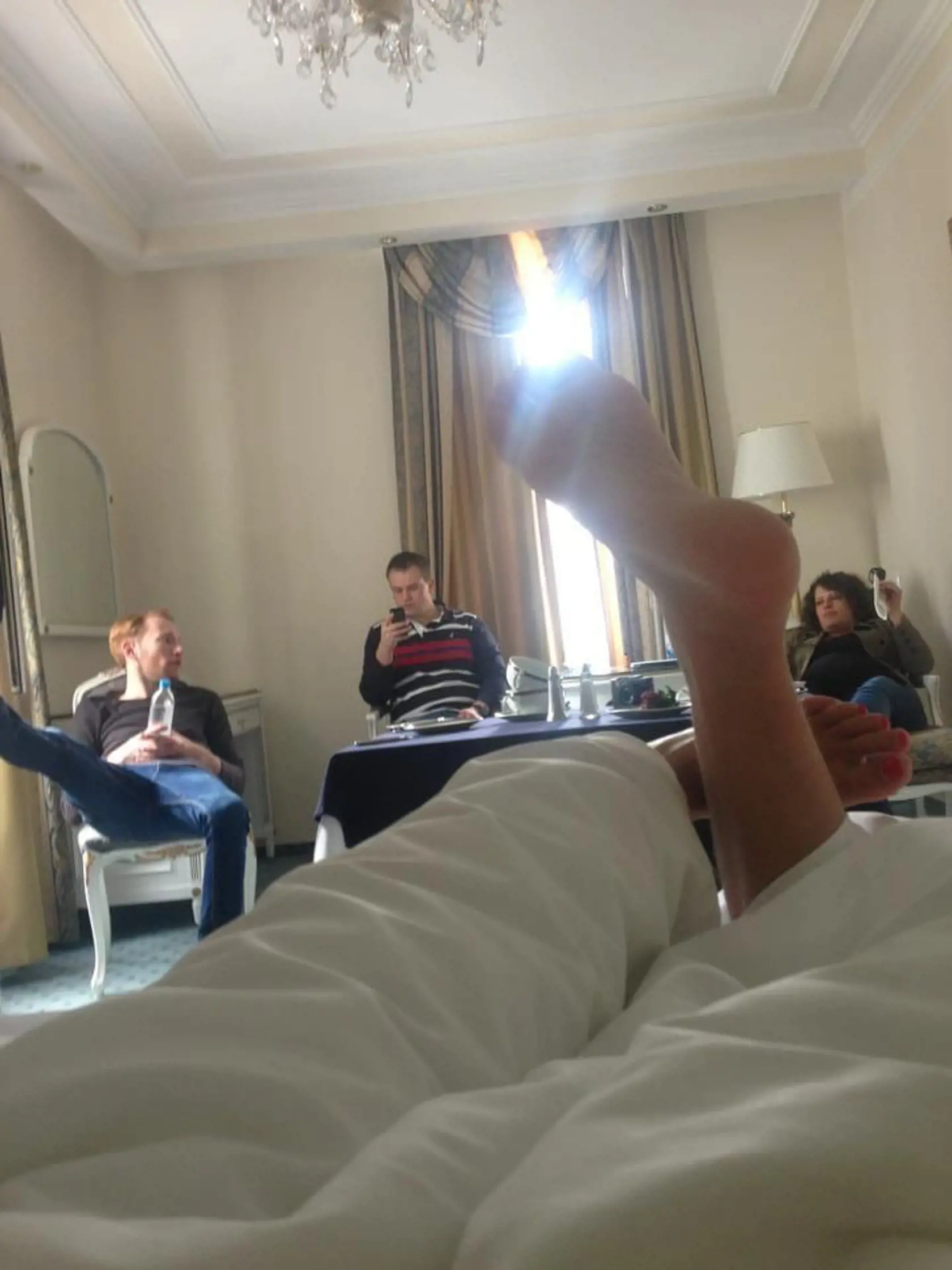 Agáta a Jakub mali po svadobnej noci návštevu