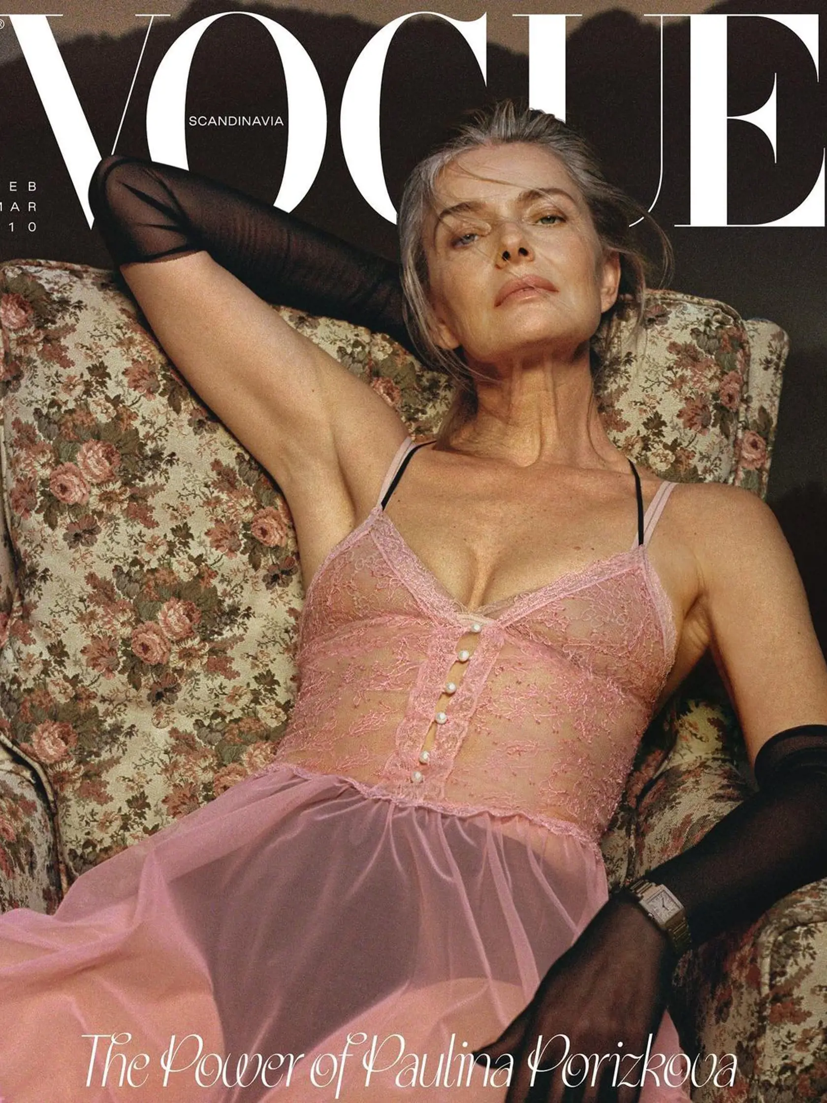 Bez retuše: Pavlína Pořízková v 57 rokoch na obálke Vogue Škandinávia.