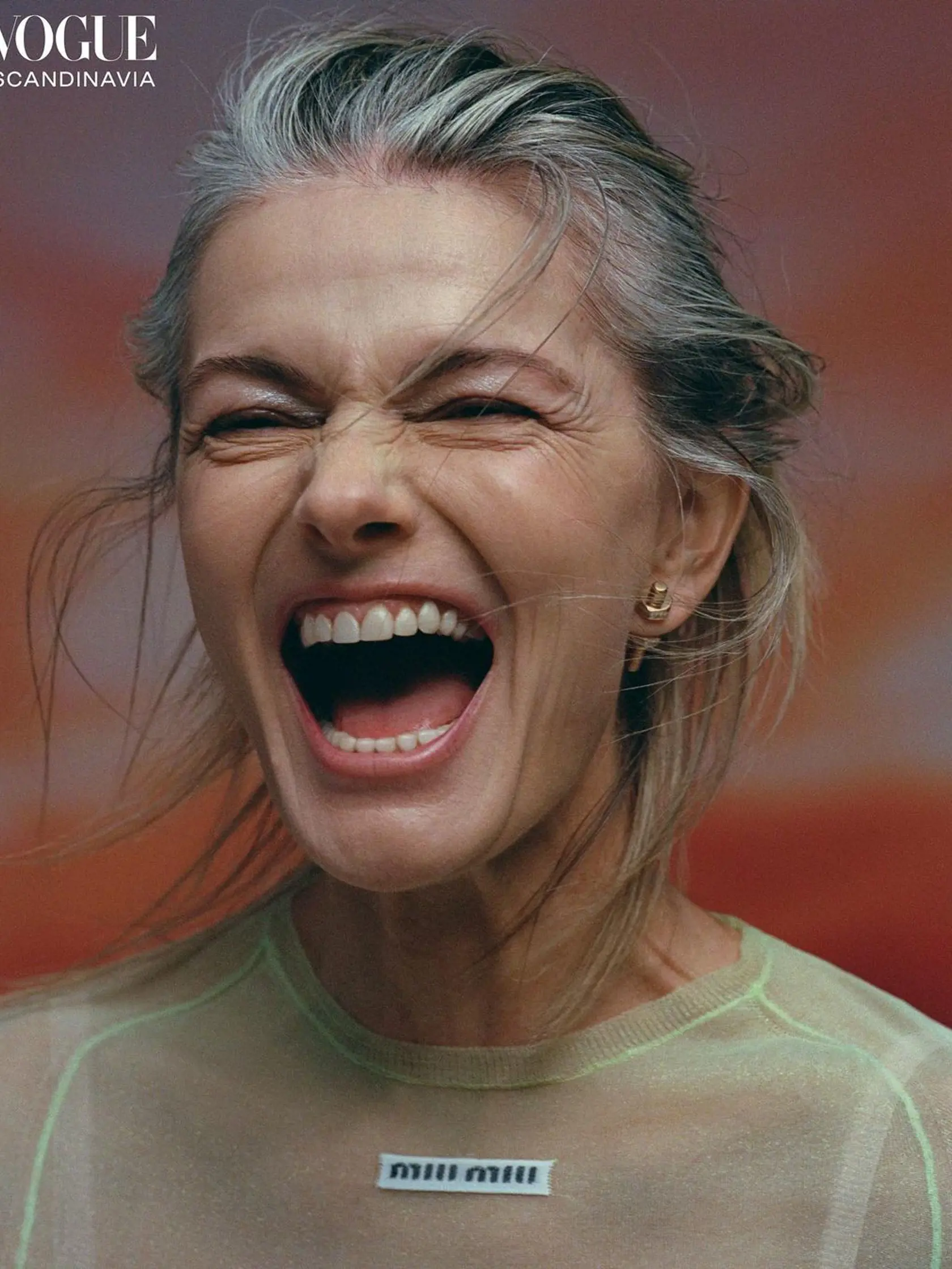 Pavlína Pořízková v časopise Vogue Škandinávia.