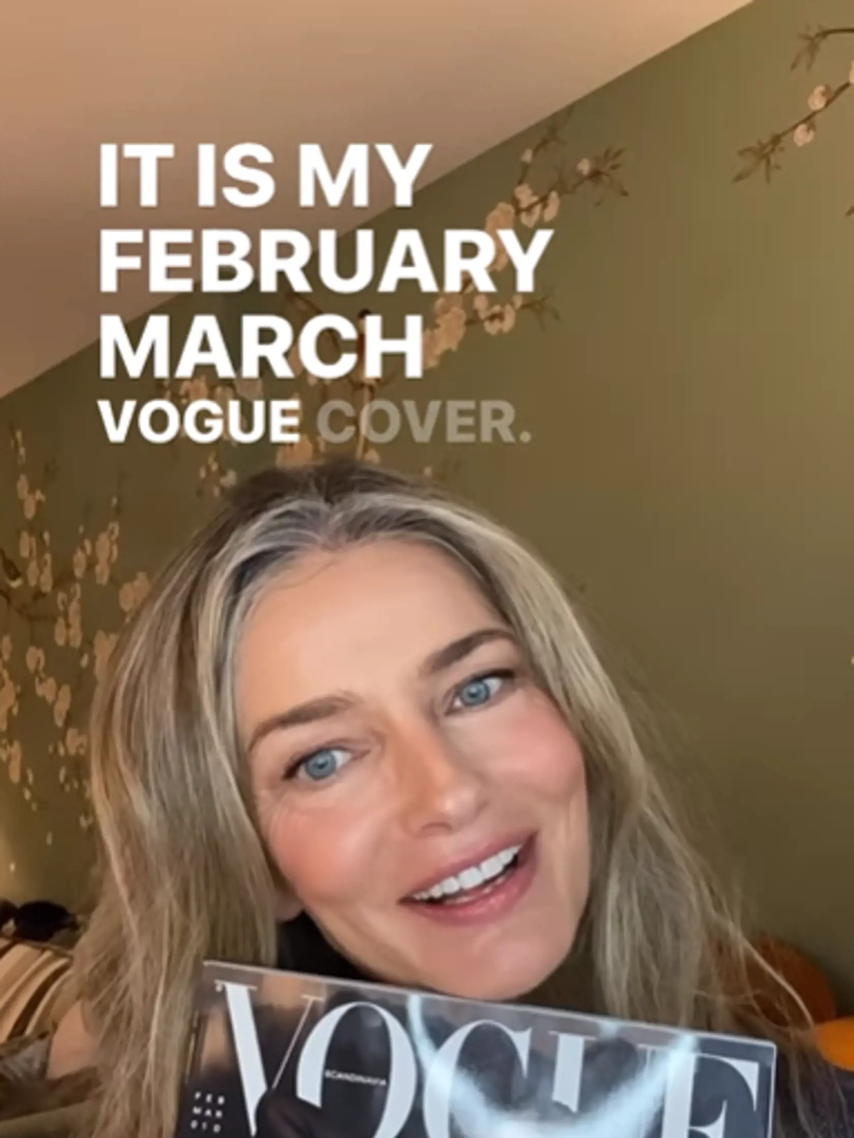 Pavlína s titulkou Vogue Škandinávia, ktorej bola tvárou.