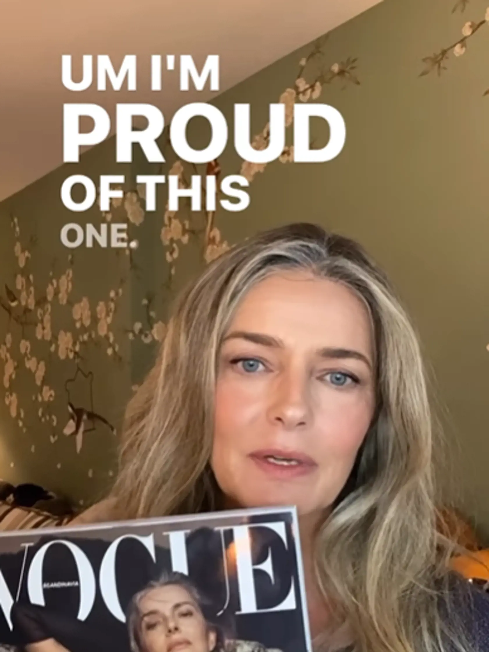 Pavlína s titulkou Vogue Škandinávia, ktorej bola tvárou.