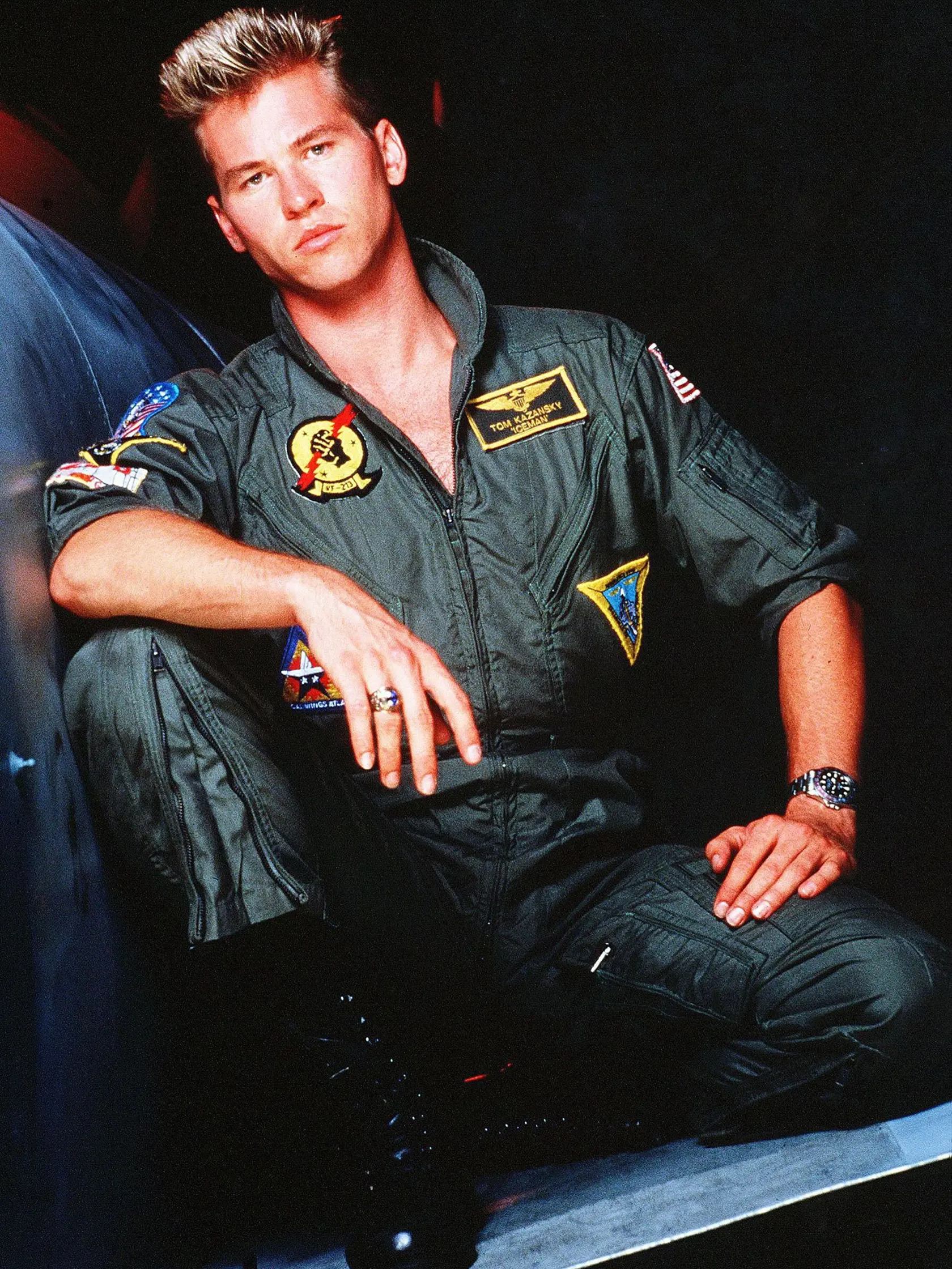 Val Kilmer vo filme Top Gun.