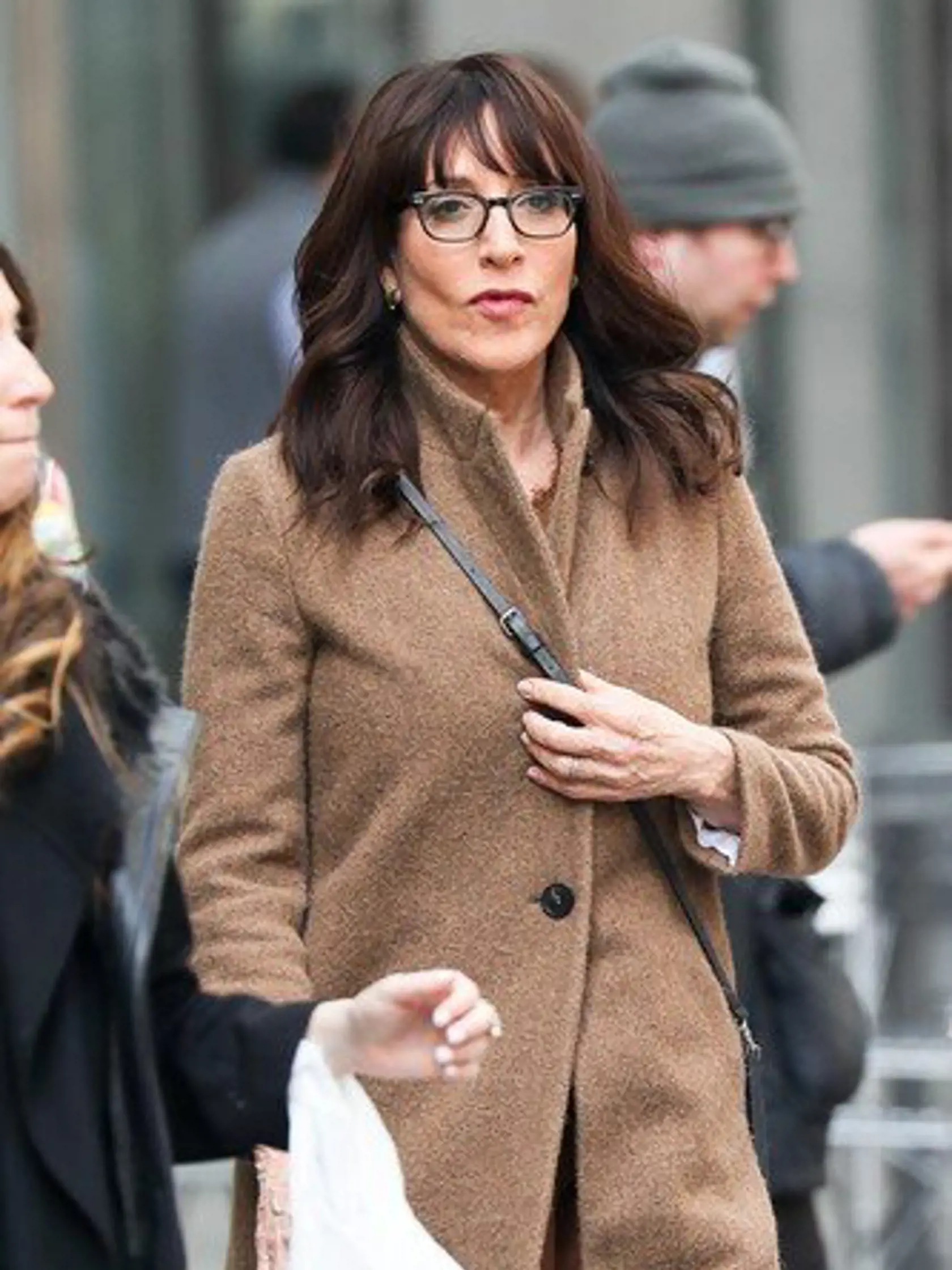 Katey Sagal seen wearing a brown coat as leaving the SiriusXM Radio Studios in New York City Pictured: Katey Sagal, Image: 327168541, License: Rights-managed, Restrictions: -ALLCOUNTRY, Model Release: no, Credit line: Profimedia, Splash