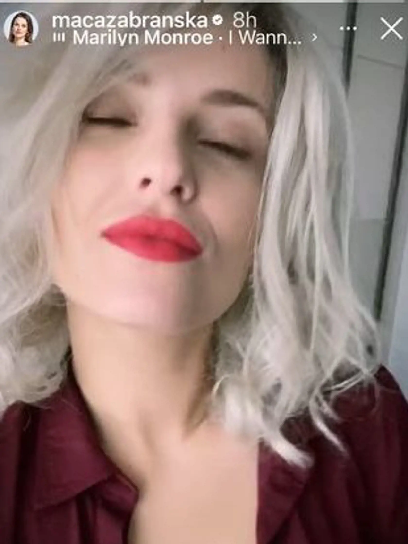 Martina Zábranská sa ukázala s blond vlasmi. Išlo však iba o parochňu.