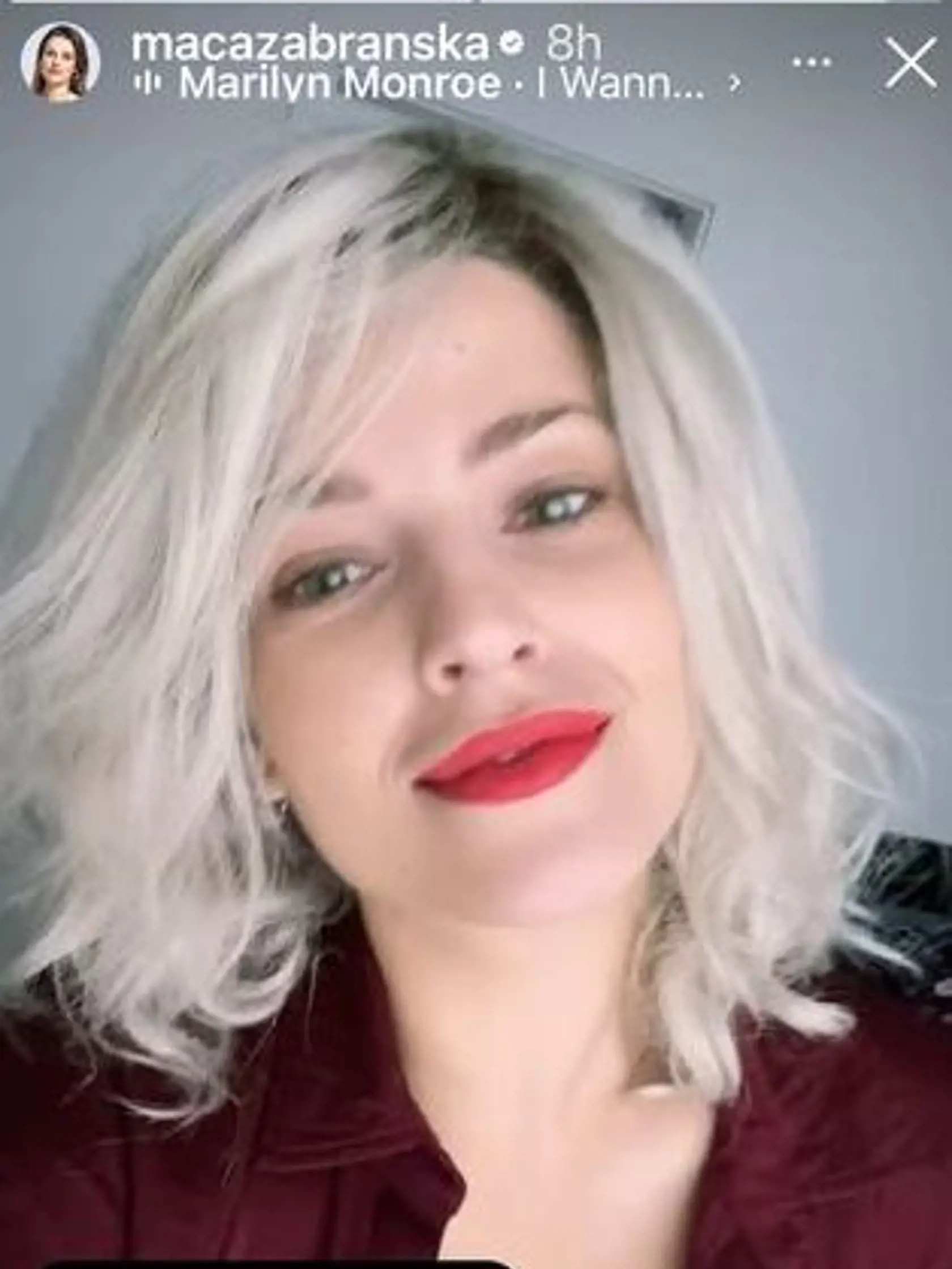 Martina Zábranská sa ukázala s blond vlasmi. Išlo však iba o parochňu.