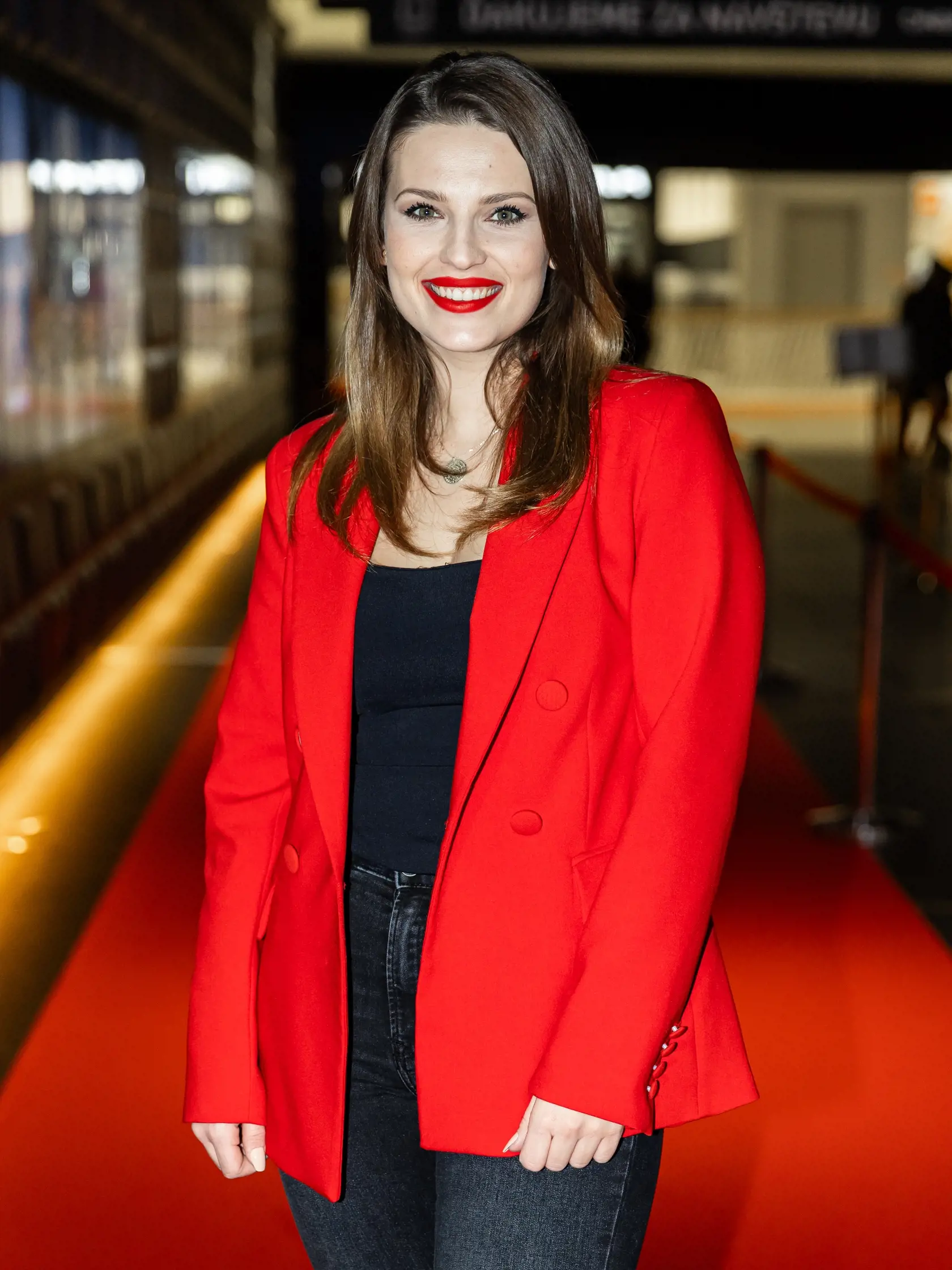 Premiéra slovenskej filmovej minisérie “Metóda Markovič: Hojer” v Bratislave. Na snímke Martina Zábranská.