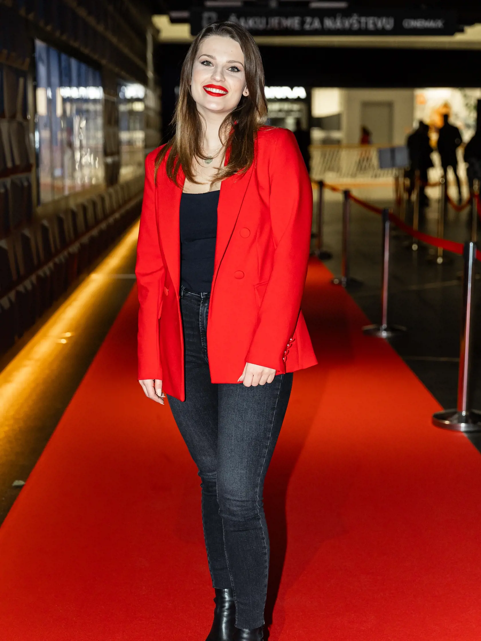 Premiéra slovenskej filmovej minisérie “Metóda Markovič: Hojer” v Bratislave. Na snímke Martina Zábranská.
