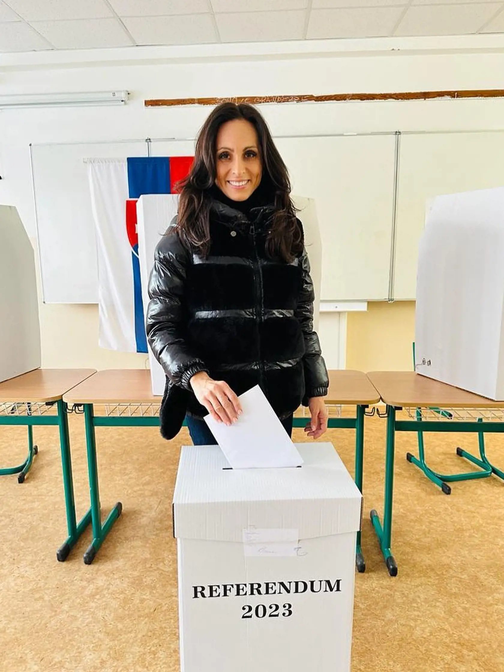 Referenda sa zúčastnila aj expertka na zdravotníctvo strany Hlas-SD Zuzana Dolinková.