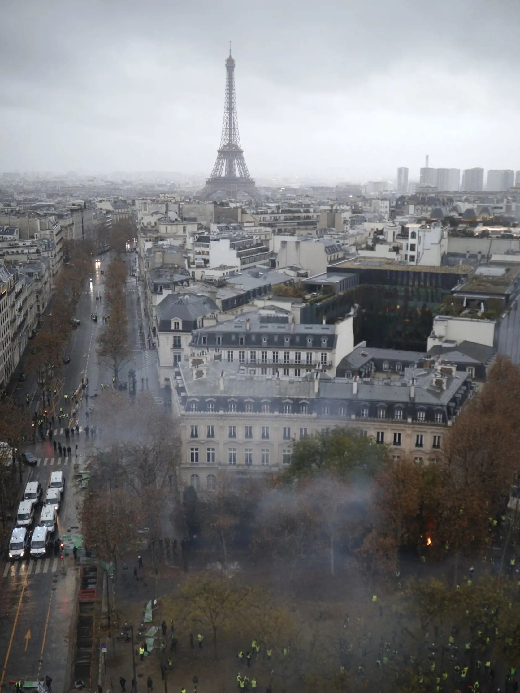 Protesty v Paríži