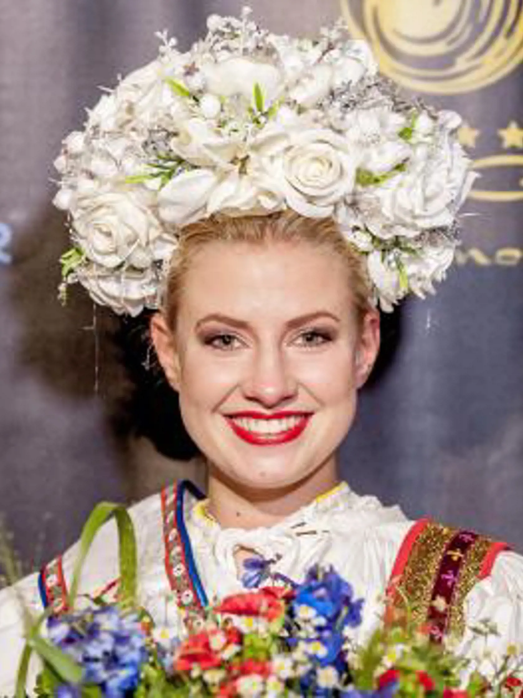 Víťazka súťaže Miss folklór 2018 Veronika Lattáková z Bratislavy. 