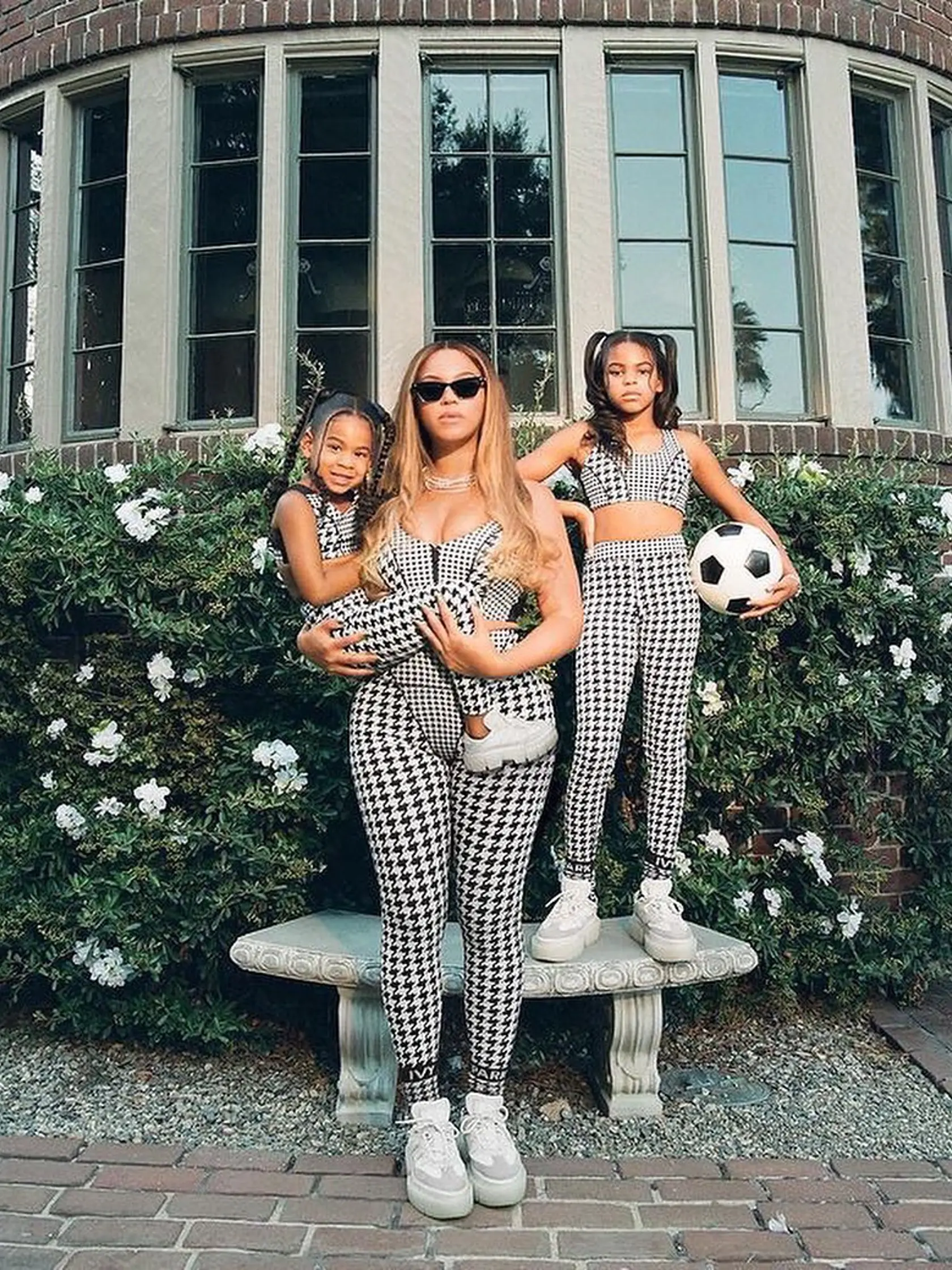 Beyoncé s jej dvoma dcérami Blue Ivy a Rumi