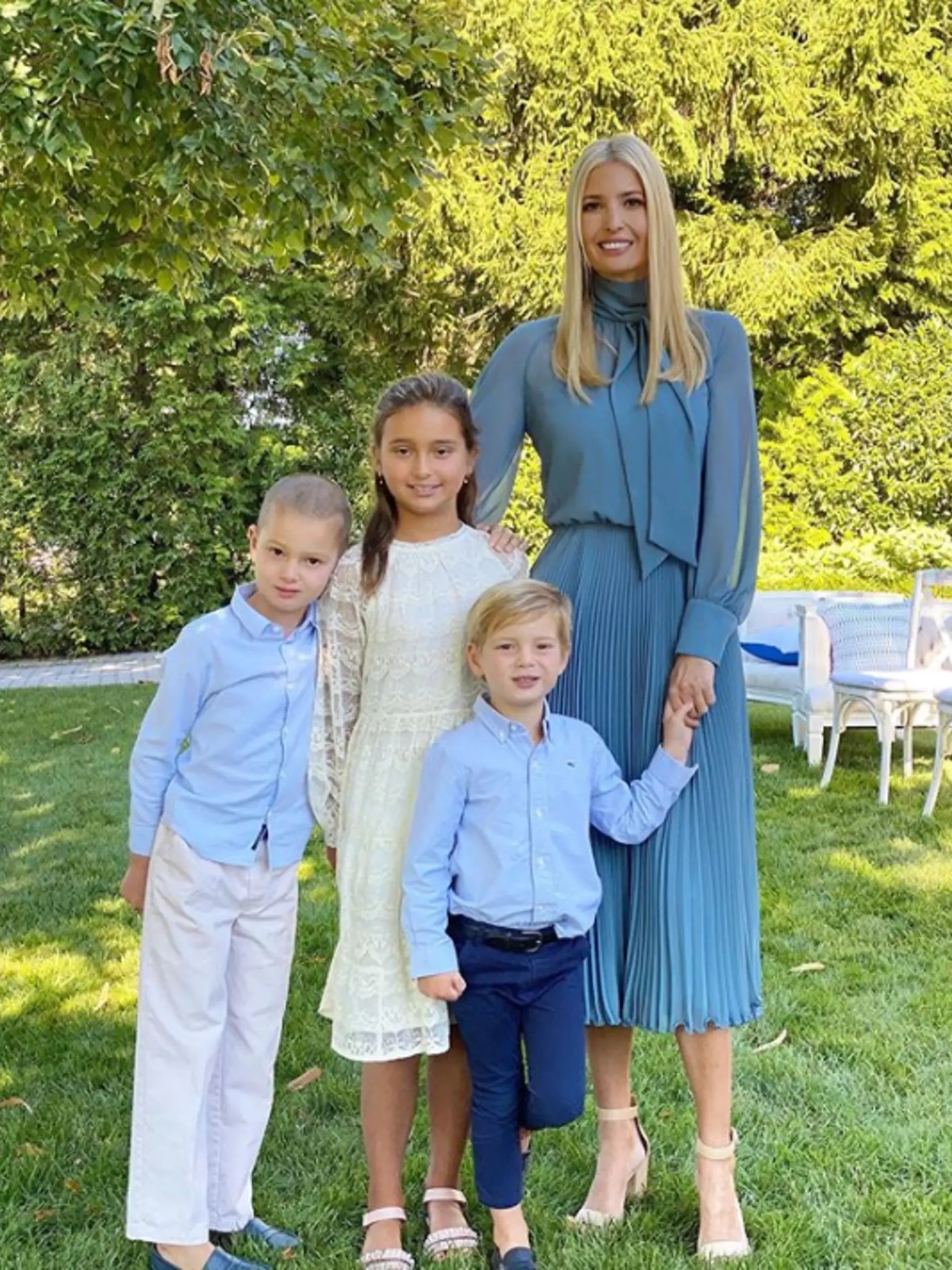 Ivanka Trump s rodinou.