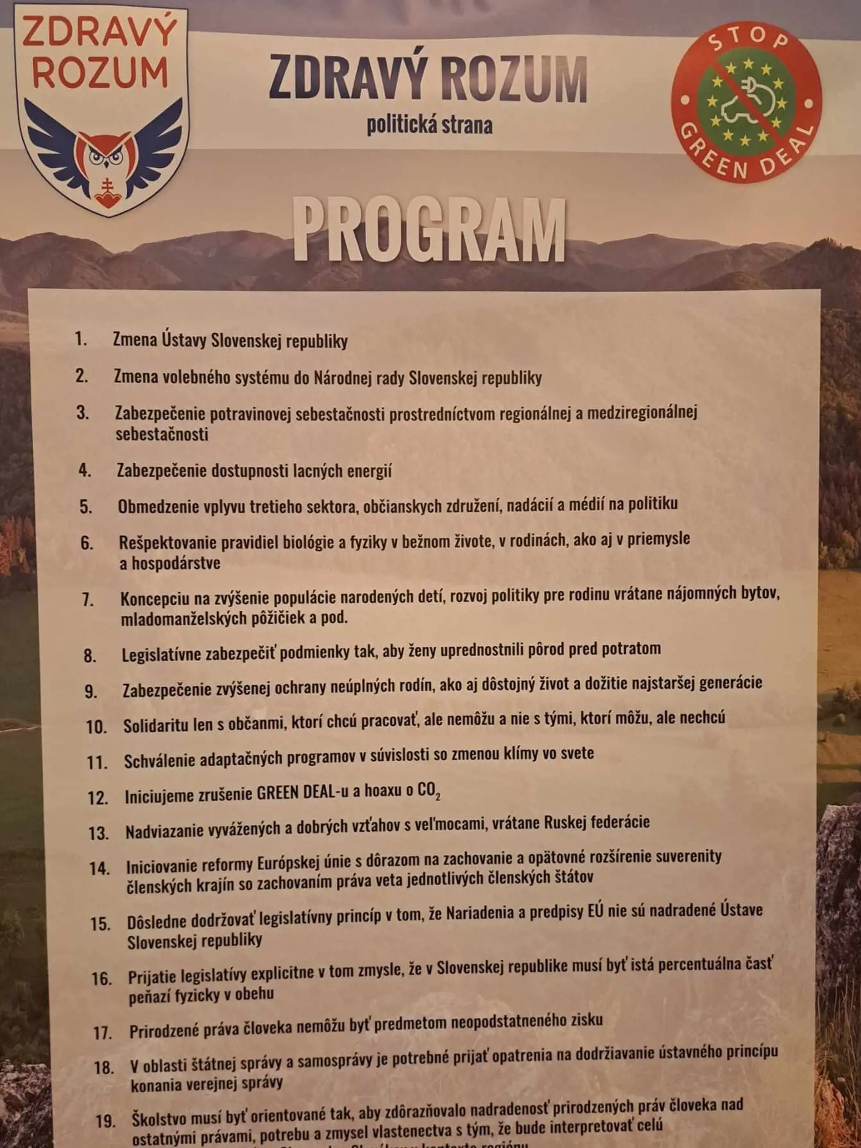 Politický analytik Ján Baránek vo štvrtok 14. marca predstavil novú politickú kresťansko-konzervatívnu stranu Zdravý rozum.