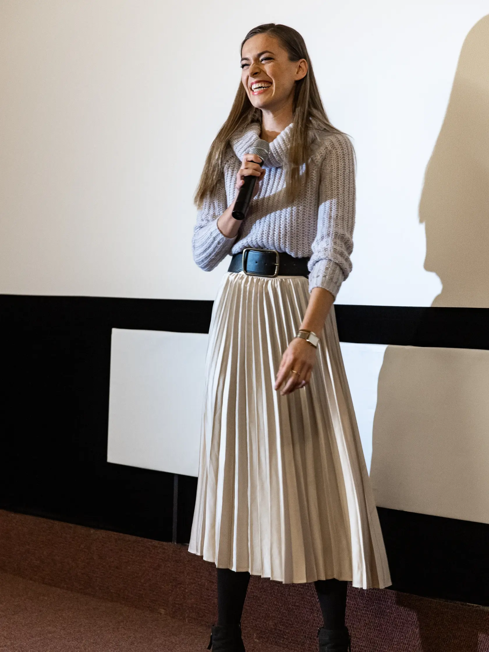 Premiéra seriálu "EINSTEIN" v Bratislave. Na snímke Dominika Richterová.