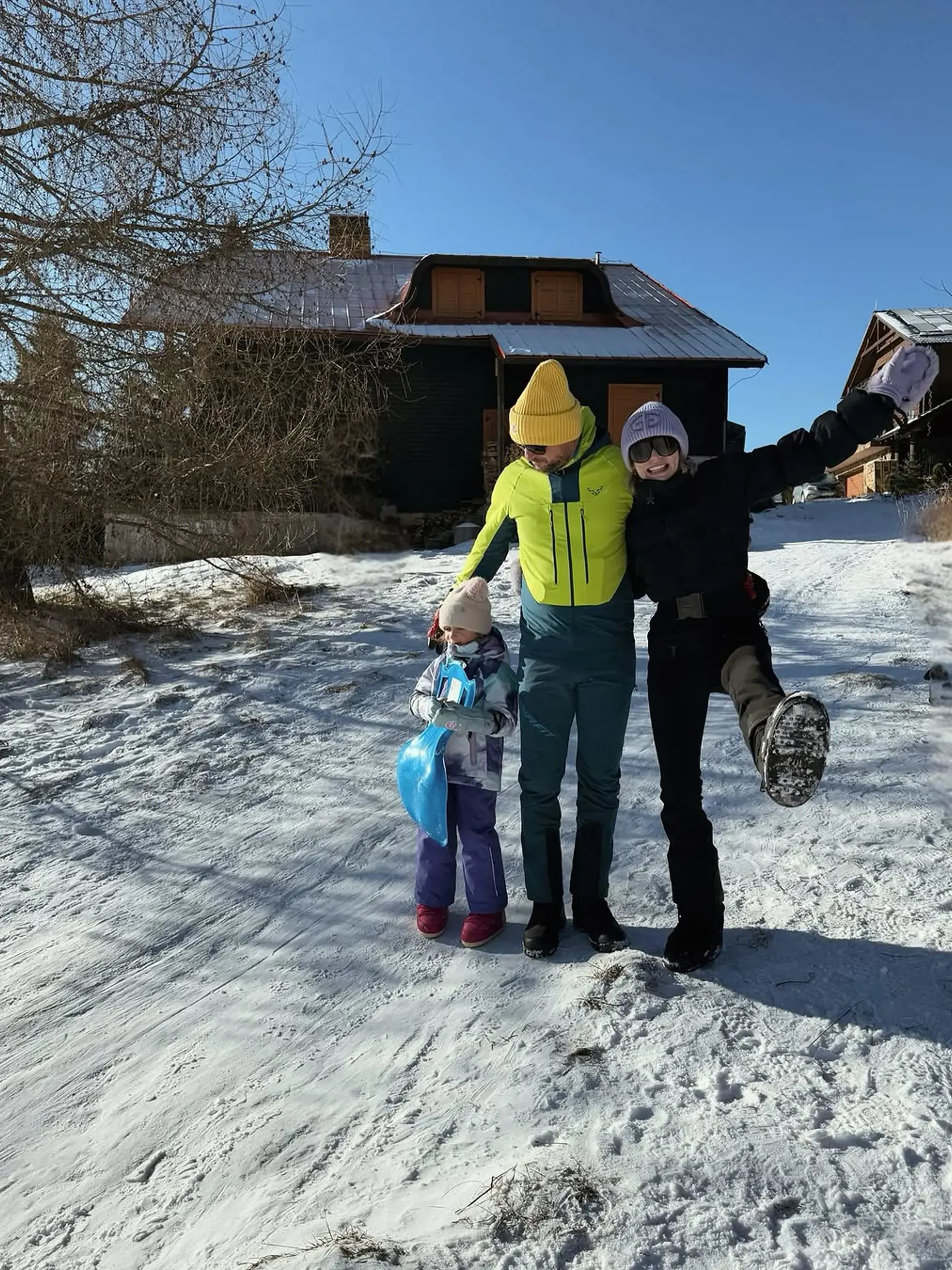 Gáboríkovci si užívajú na Donovaloch.