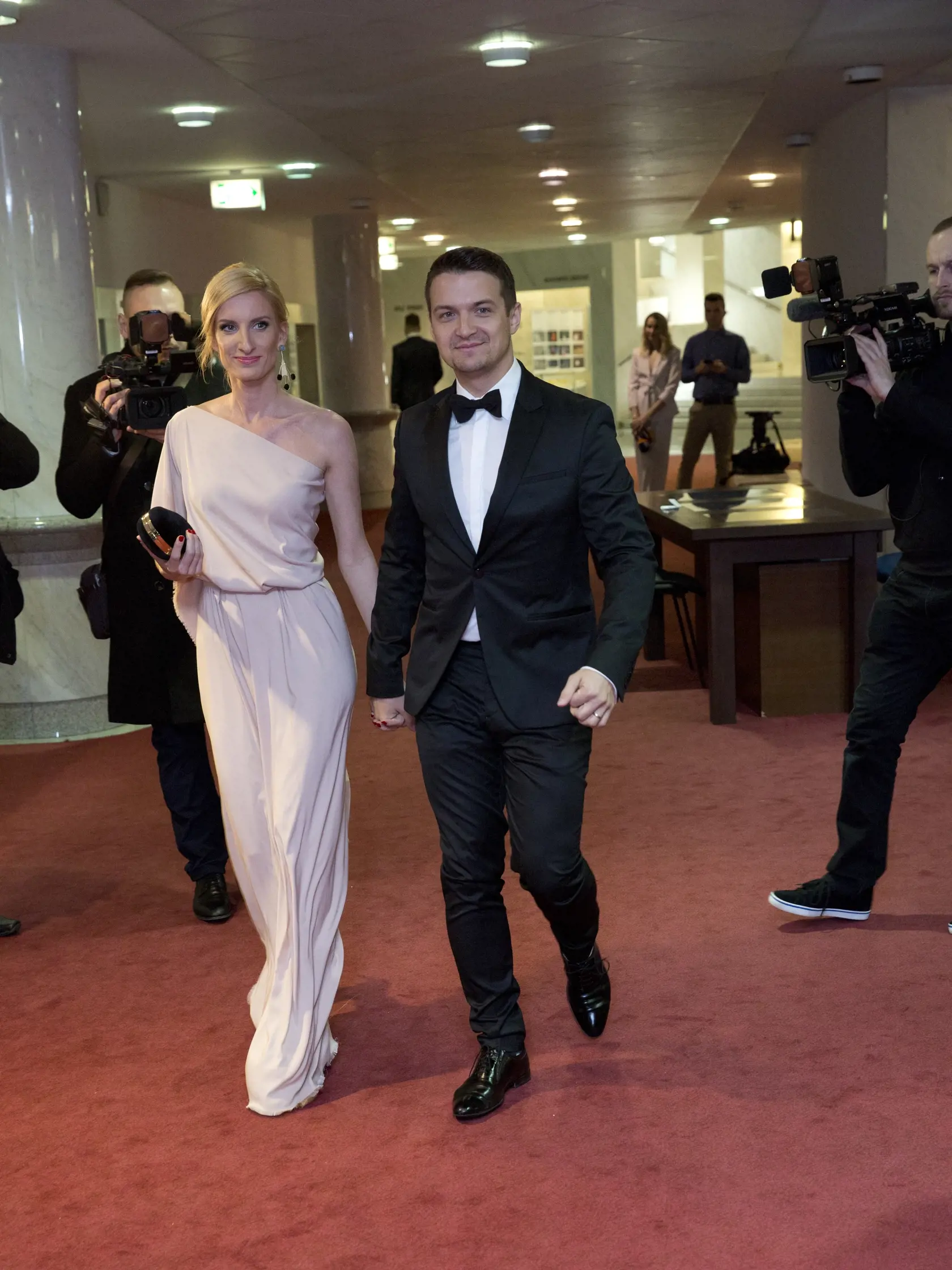 Na snímke príchody ľudí na OTO 2018
Na snímke Adela Banášová  Vinceova s manželom