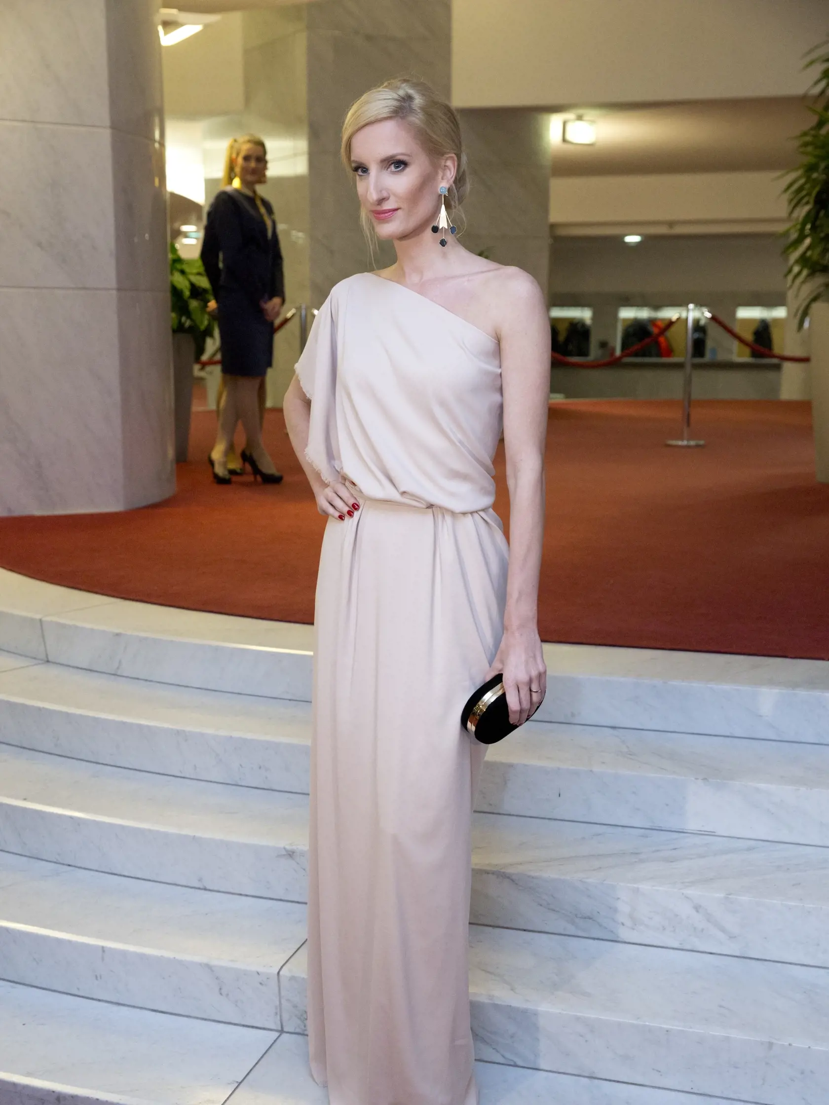 Na snímke príchody ľudí na OTO 2018
Na snímke Adela Banášová-Vinceová