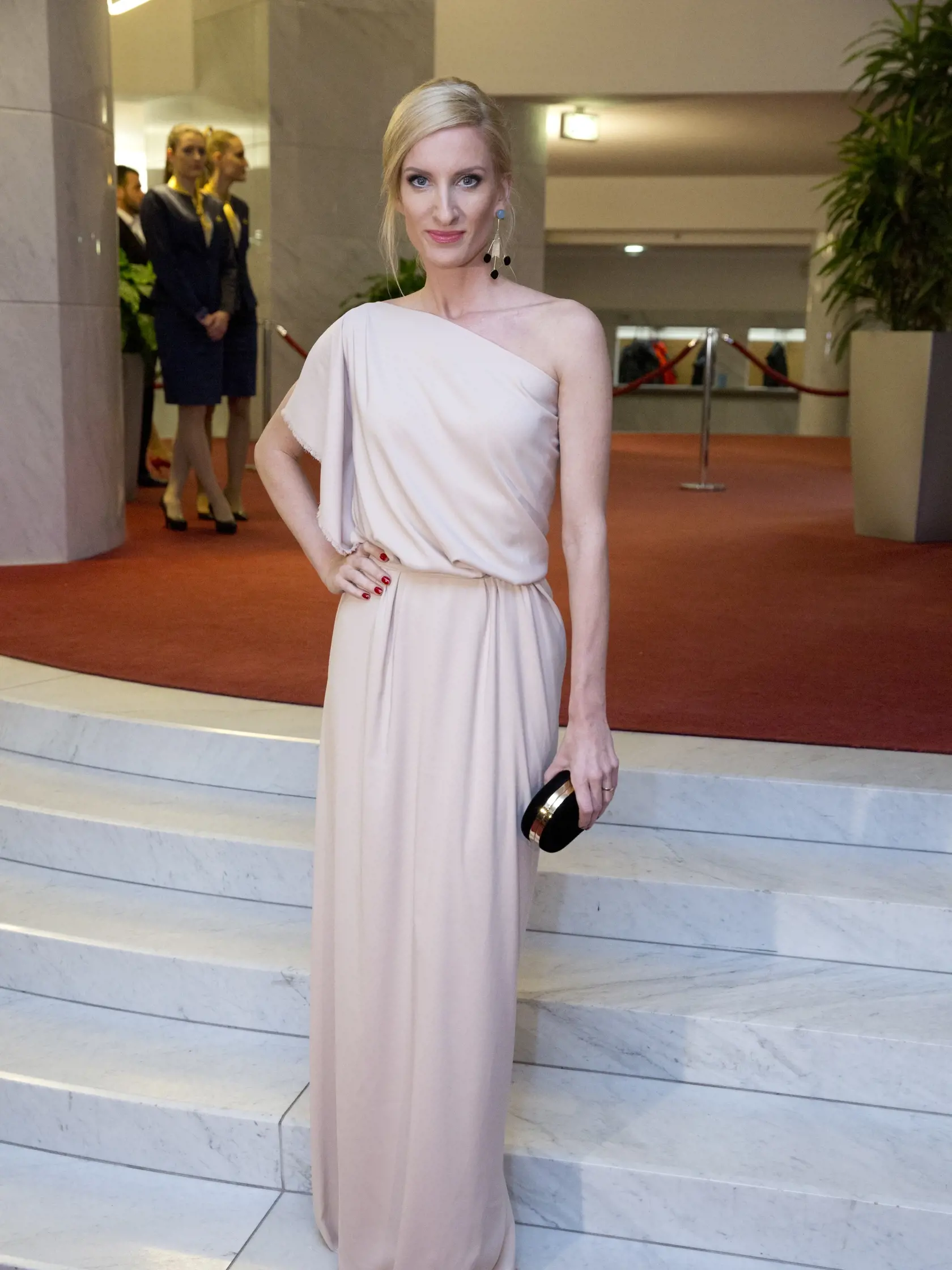 Na snímke príchody ľudí na OTO 2018
Na snímke Adela Banášová-Vinceová