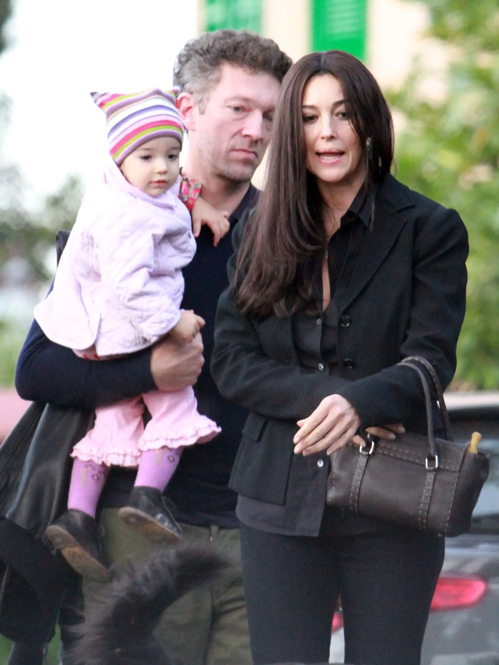 Monica Bellucci, Vincent Cassel, Léonie Cassel