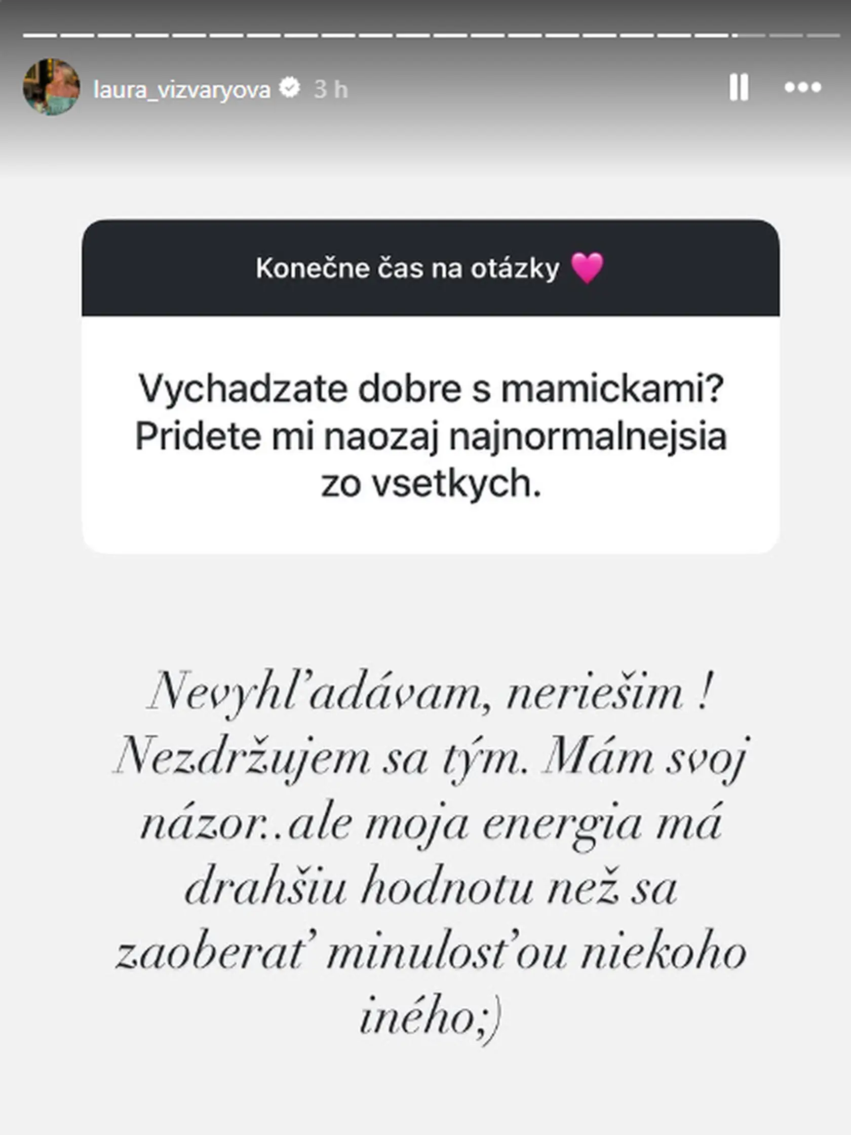 Kollárova Laura odpovedala na otázky fanúšikov úprimne.