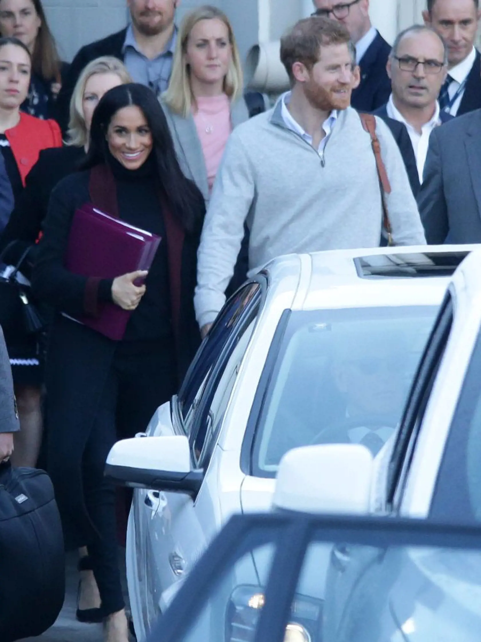 Meghan Markle a princ Harry počas návštevy Austrálie.