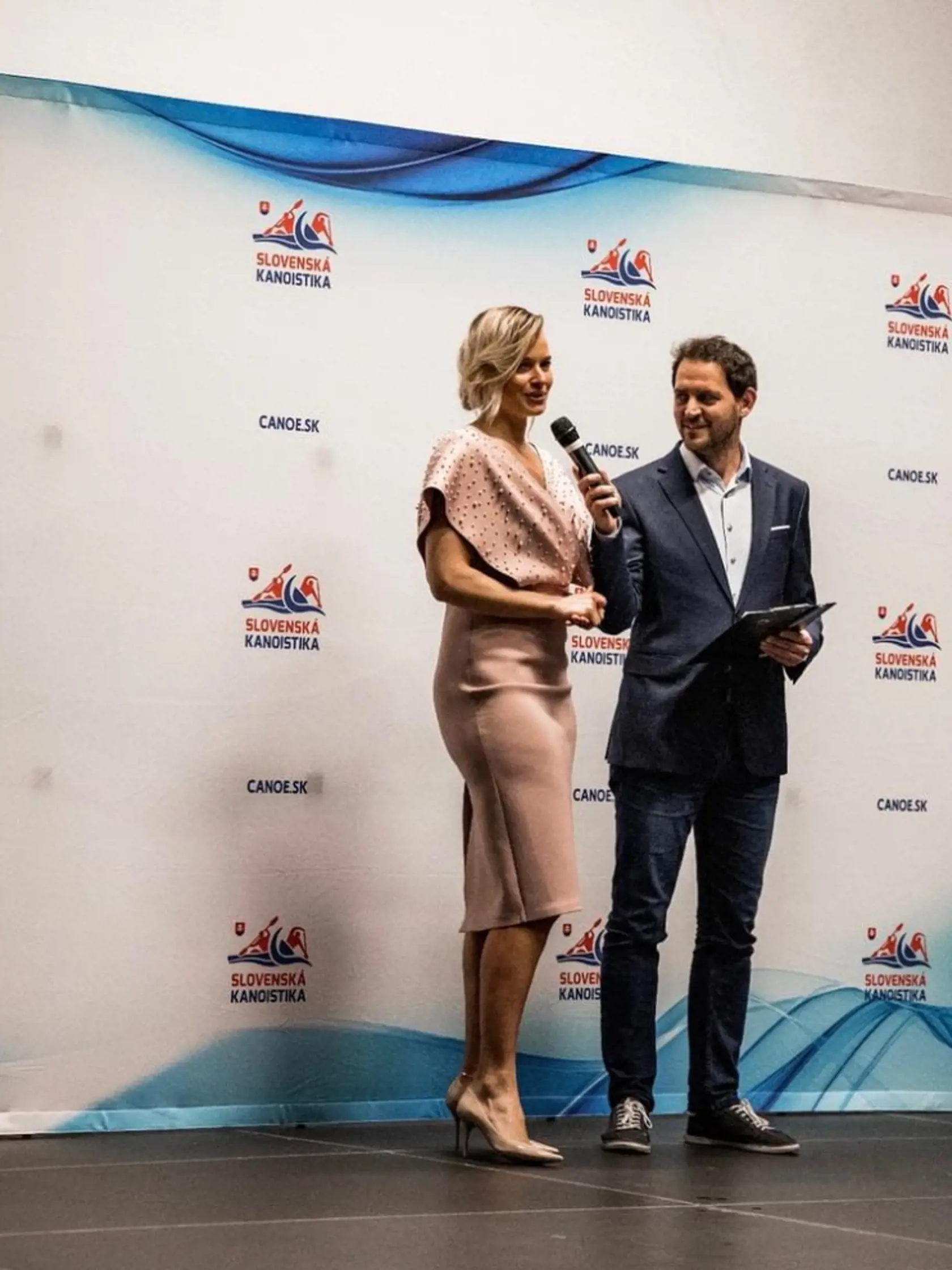 Romana Tabák na Galavečeri Slovenkej kanoistiky