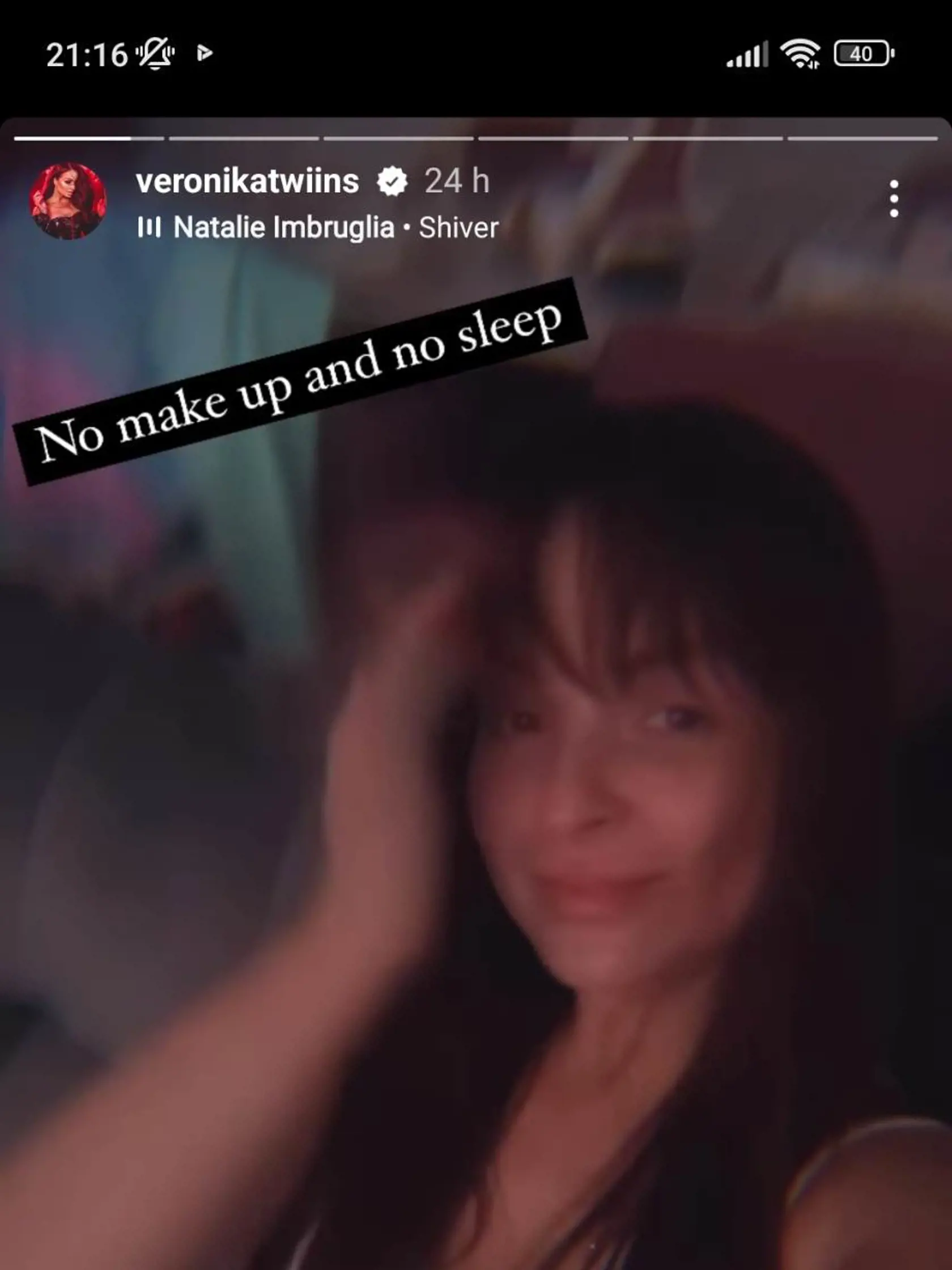 Veronika ukázala svoju prirodzenú krásu.
