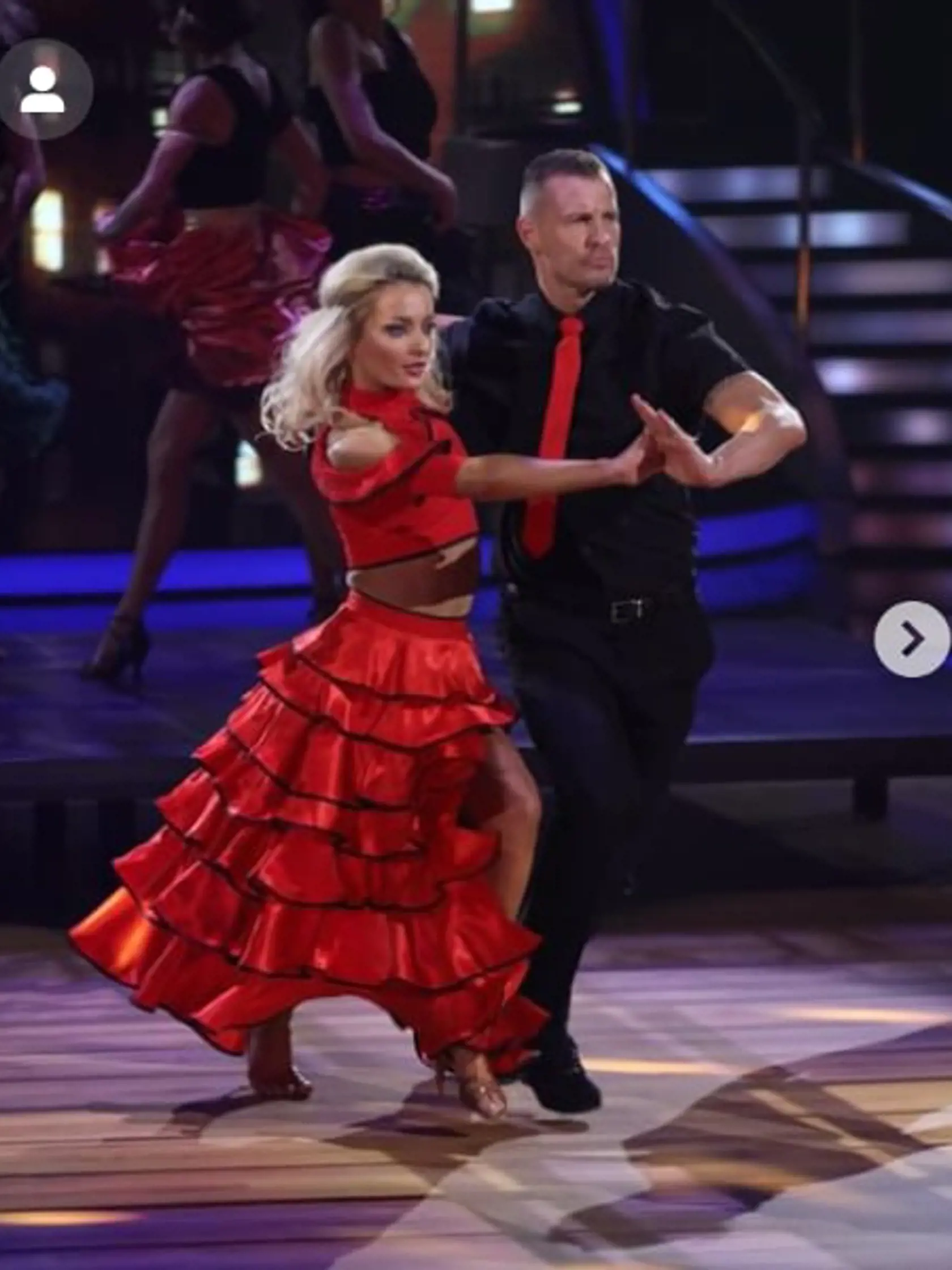 Ján a Vanesa predviedli paso doble.