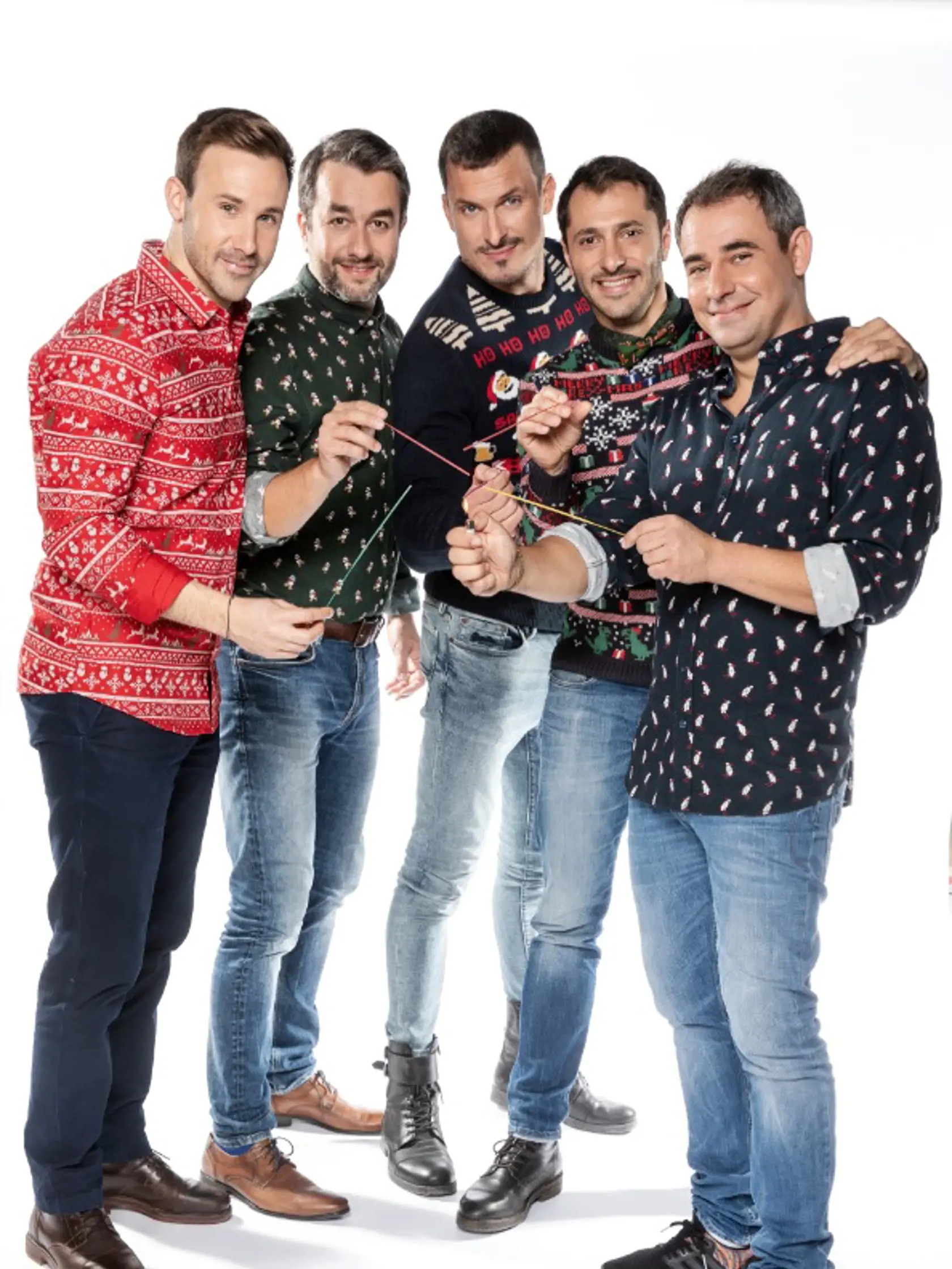 Seriáloví Oteckovia si fotenie poriadne užili. 