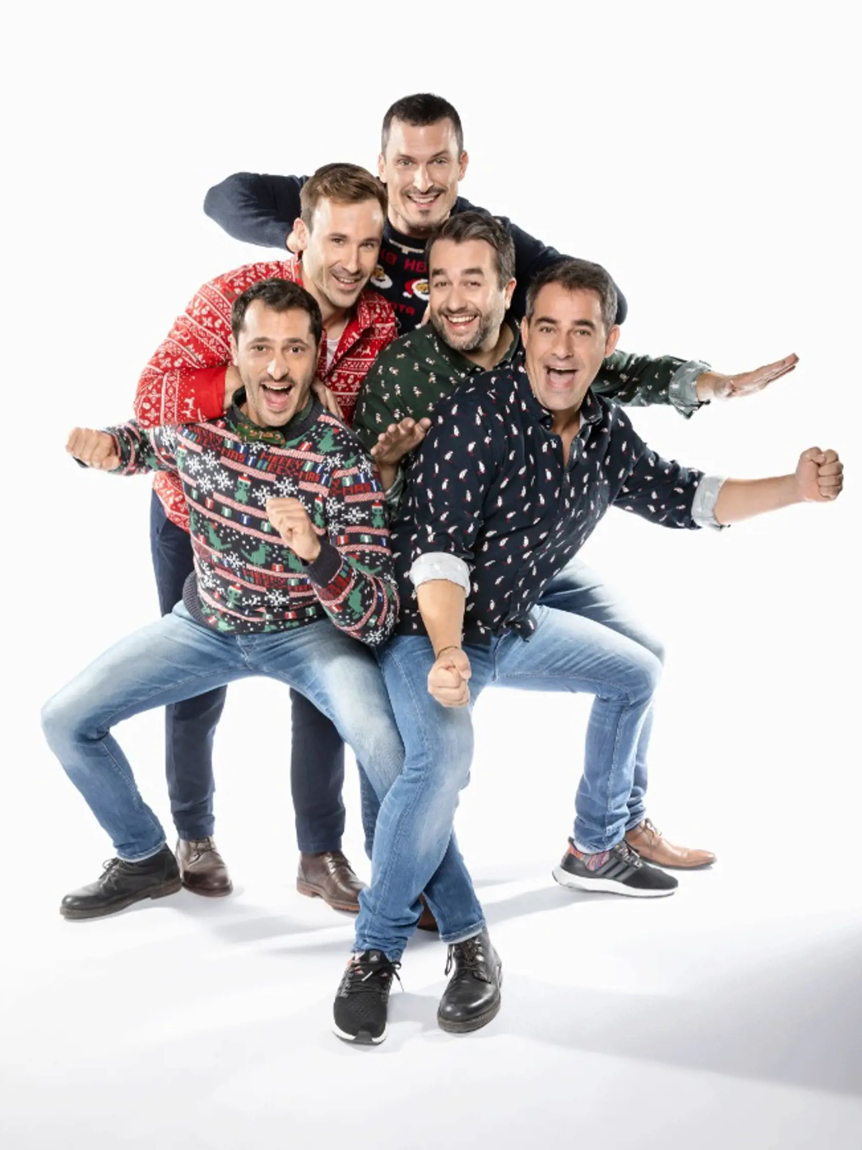 Seriáloví Oteckovia si fotenie poriadne užili. 