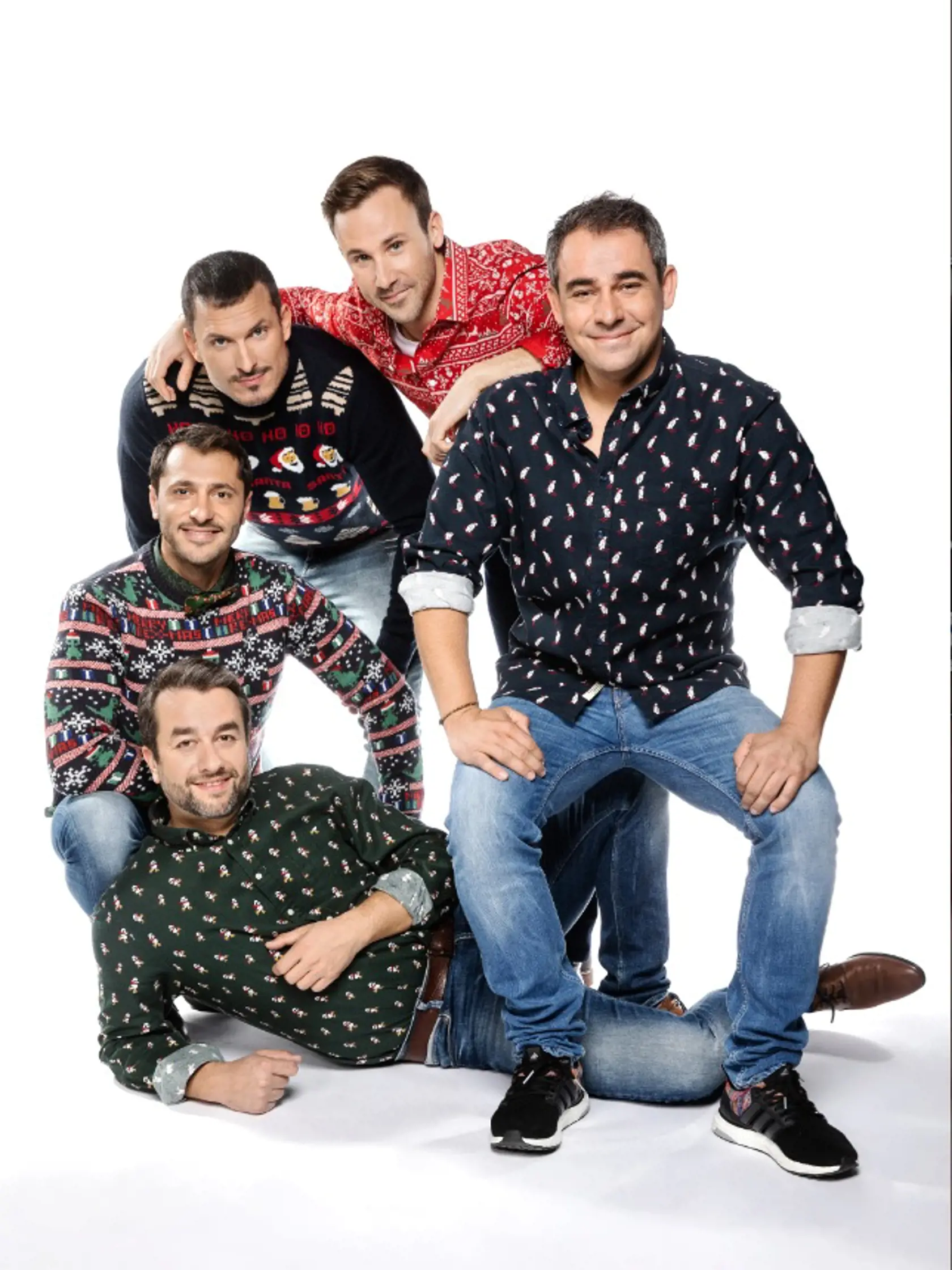 Seriáloví Oteckovia si fotenie poriadne užili. 