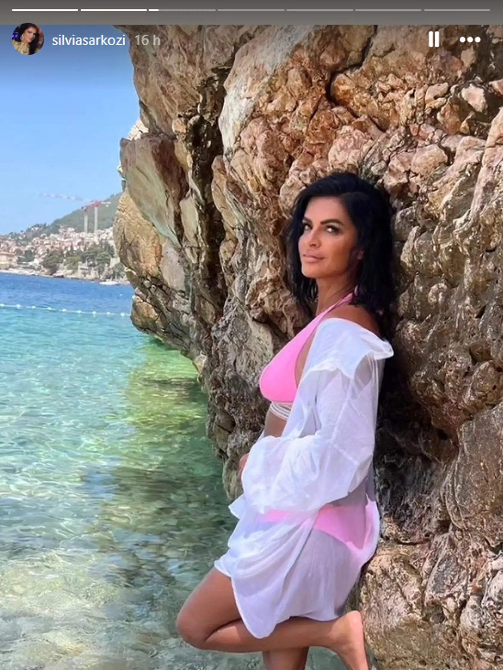 Silvia Šarközi v Dubrovníku