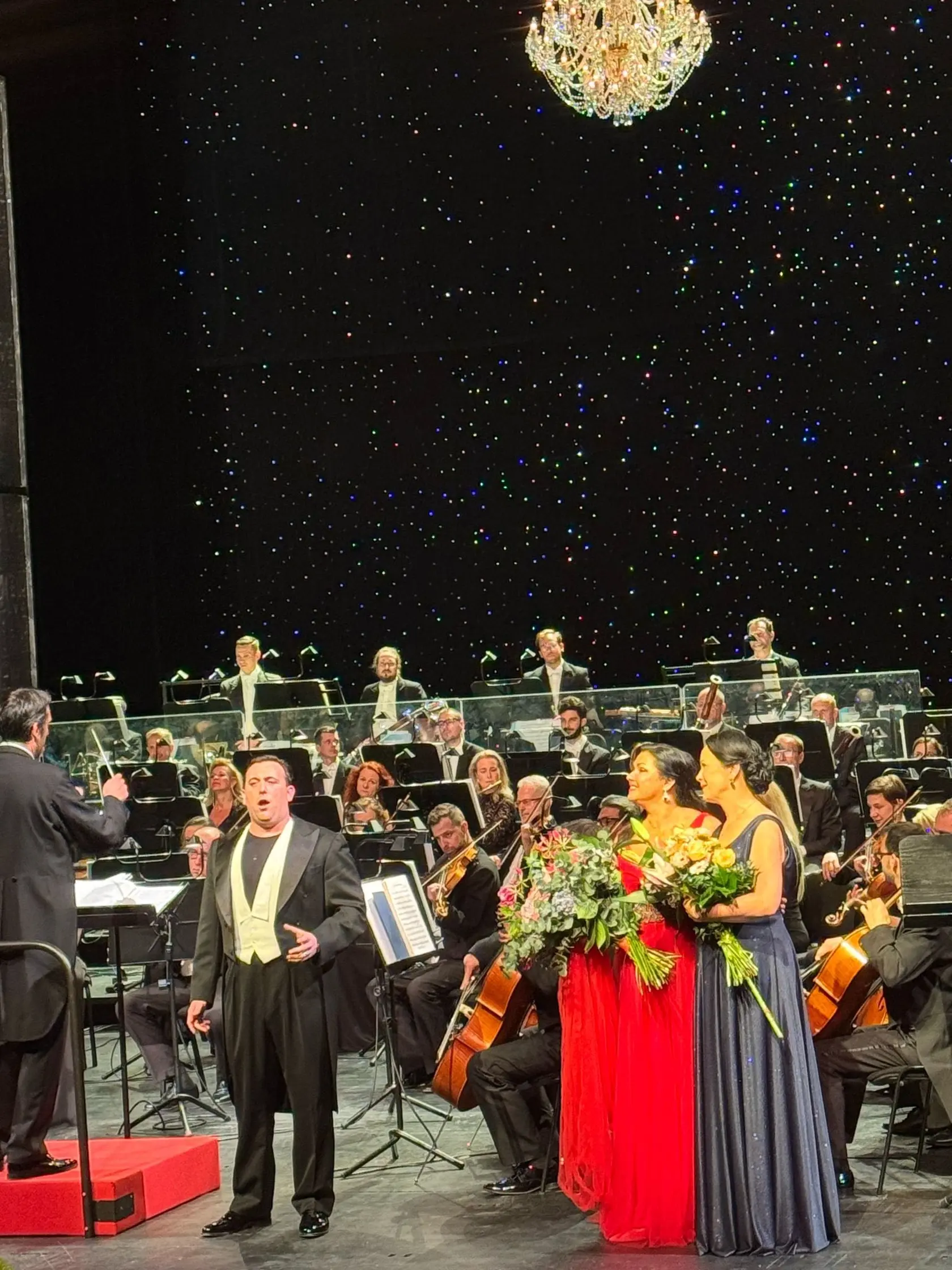 Počas koncertu zazneli ikonické árie a duety z diel velikánov ako Verdi, Puccini, Ponchielli či Giordano. Publikum si vypočulo slávne melódie z opier Adriana Lecouvreur, Tosca, La Traviata, Andrea Chénier, ako aj pieseň Sylvy z operety Čardášová princezná.