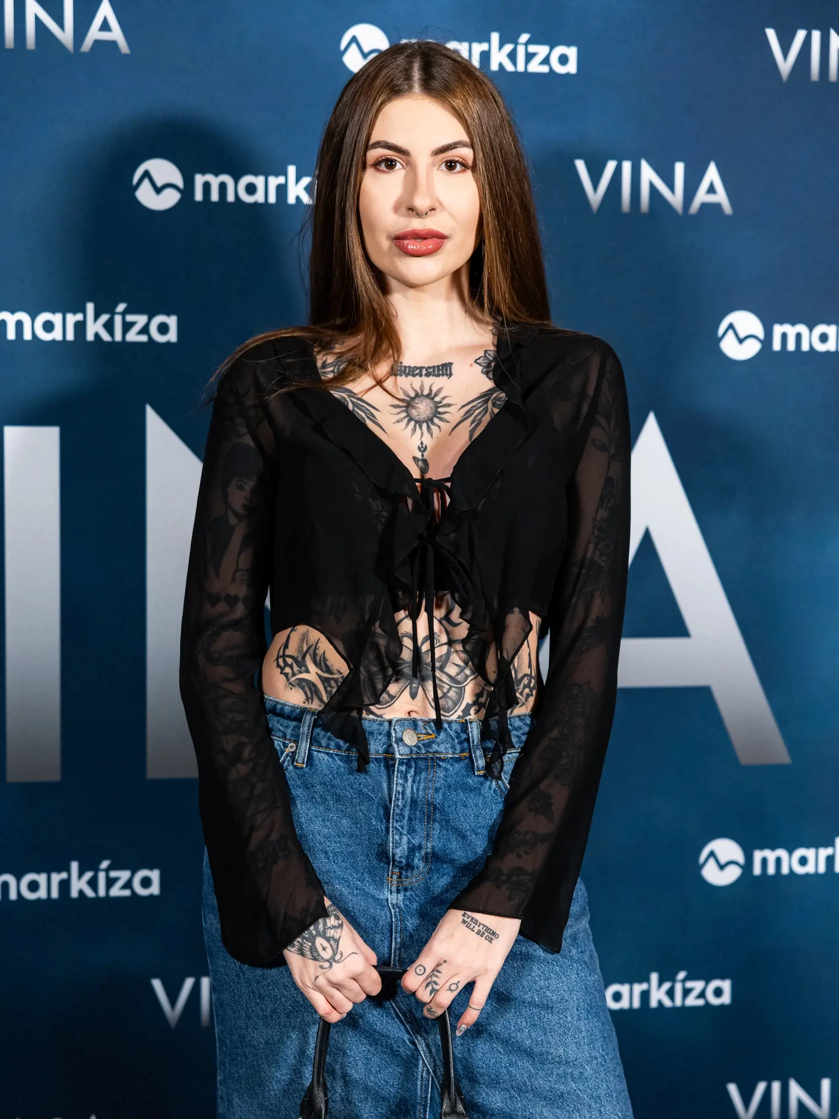 Premiéra seriálu “VINA” v Bratislave. Na snímke Tereza Kosecová. 