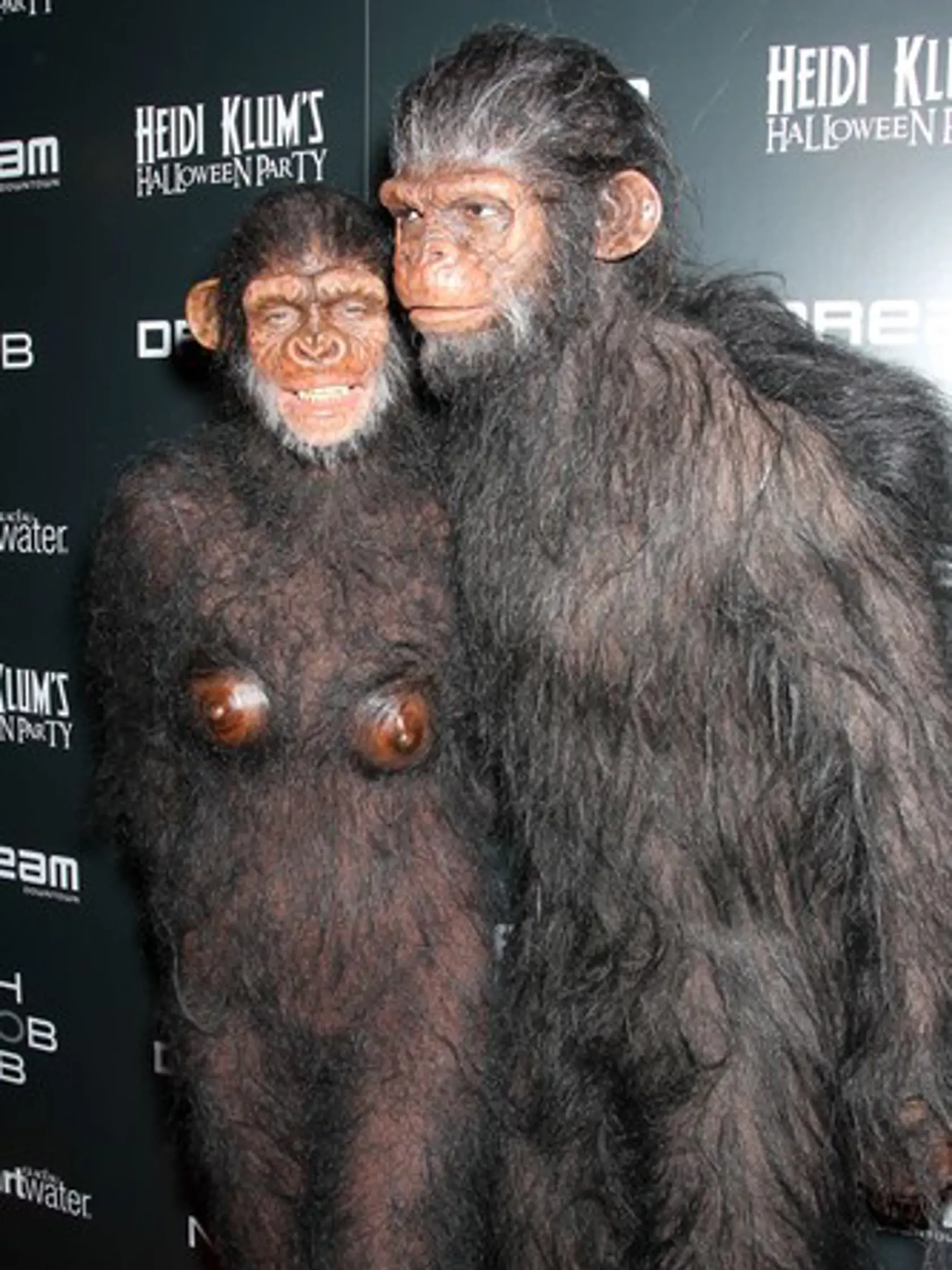 Heidi Klum ako opica.
