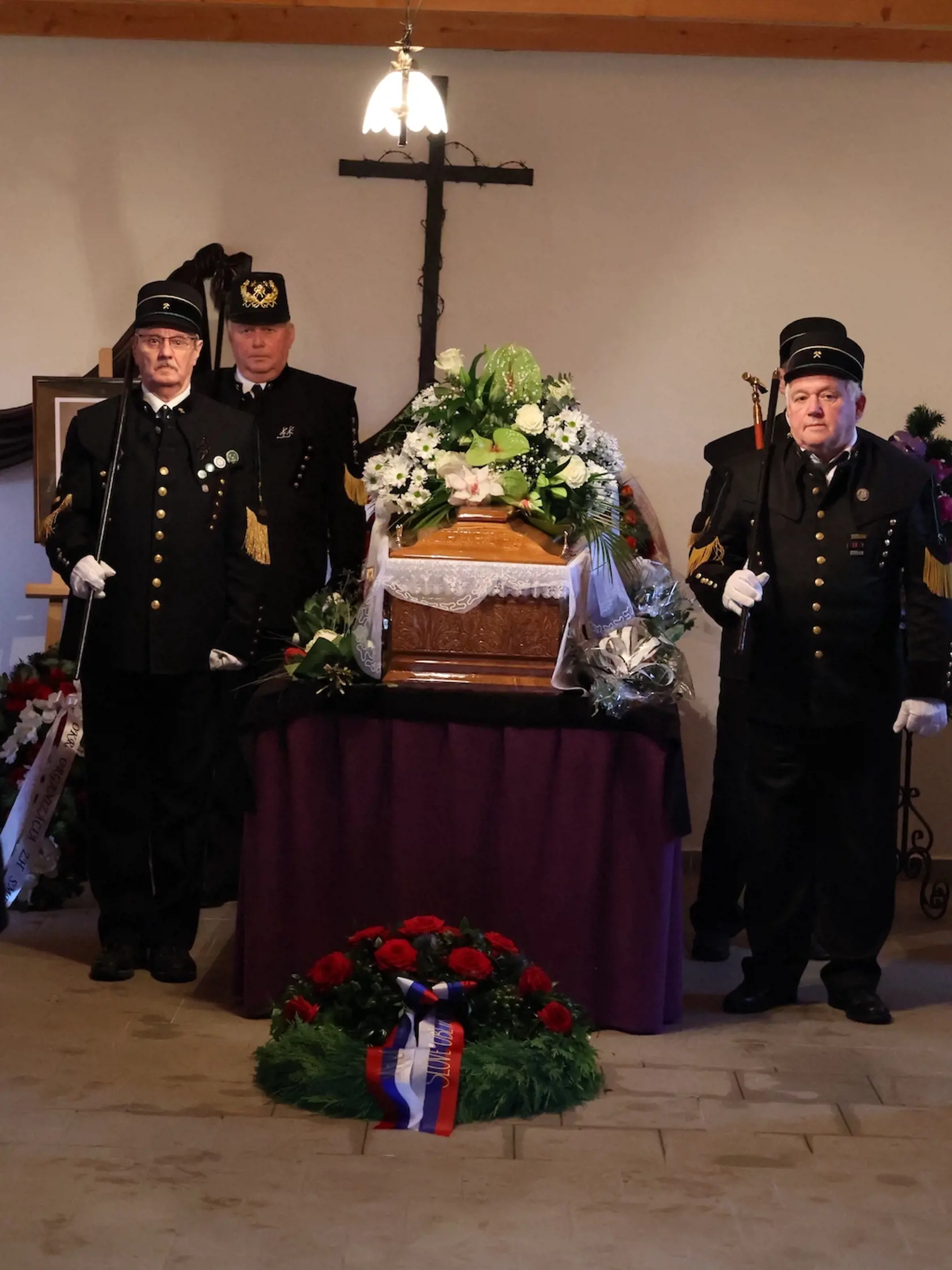 Pohreb Miroslava Číža - 5.1. 2023 Štiavnické Bane