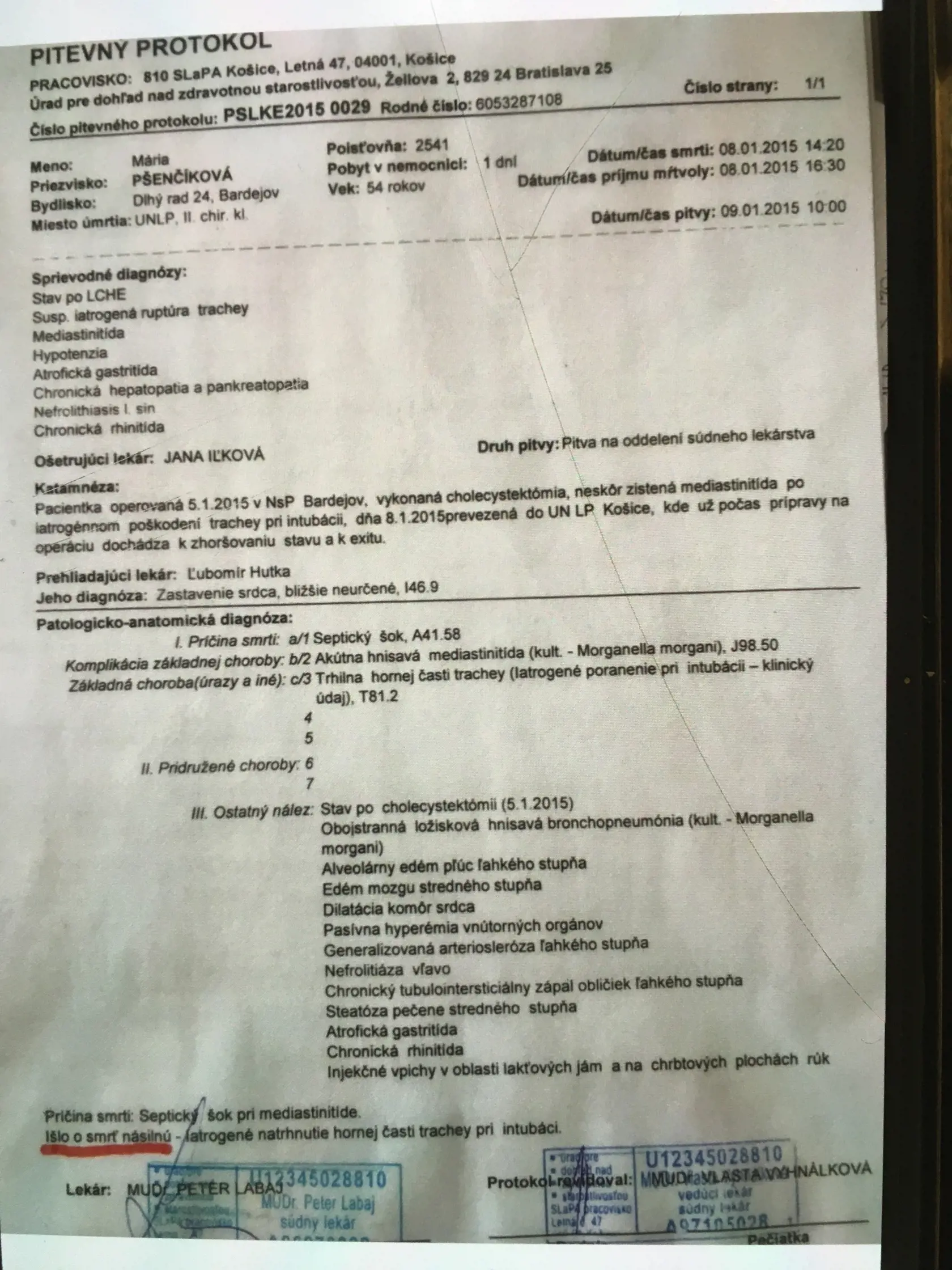 Pitevný protokol.