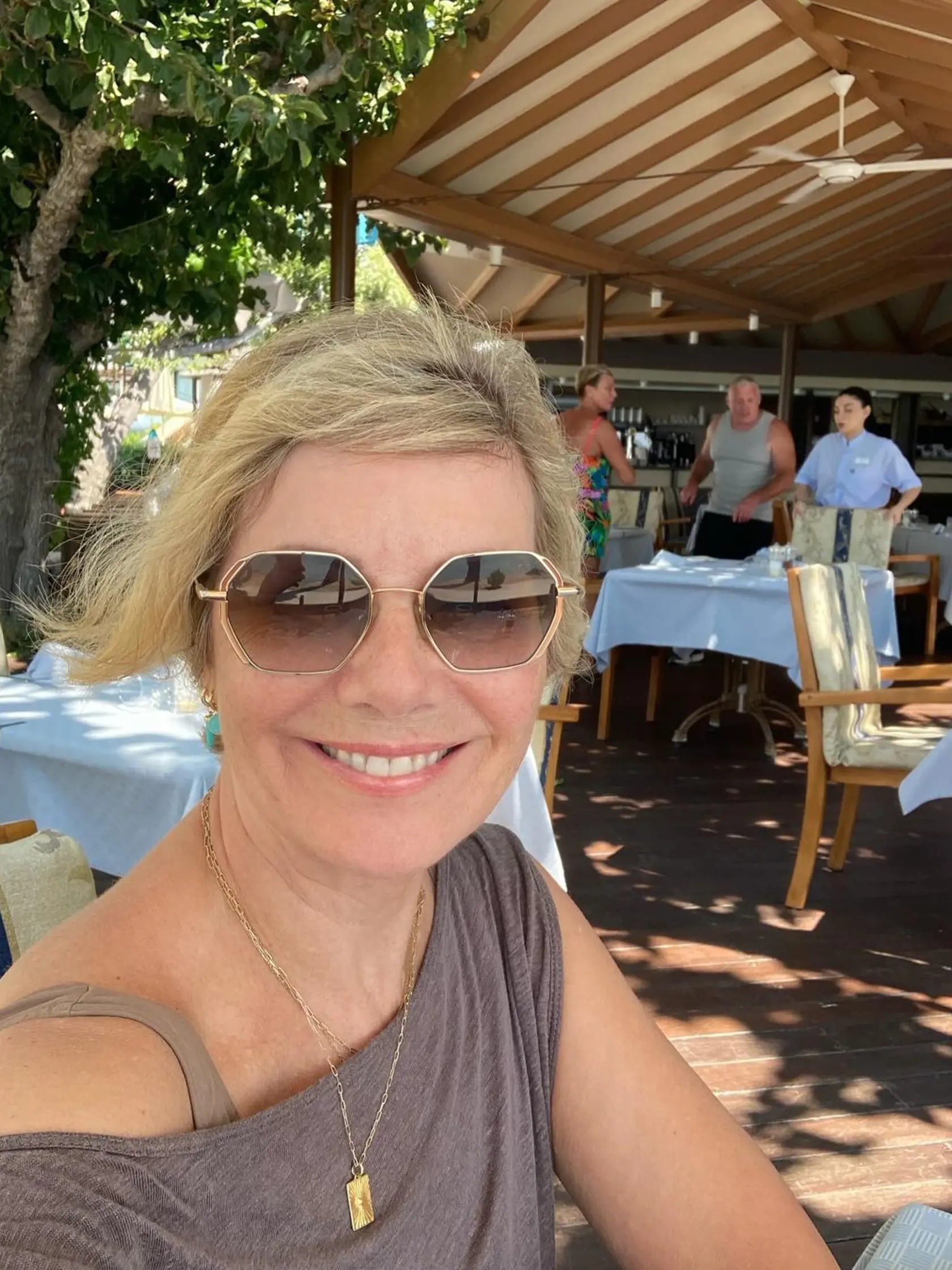 Glynis Barber a Michael Brandon si koncom leta užili dovolenku na Cypre. 