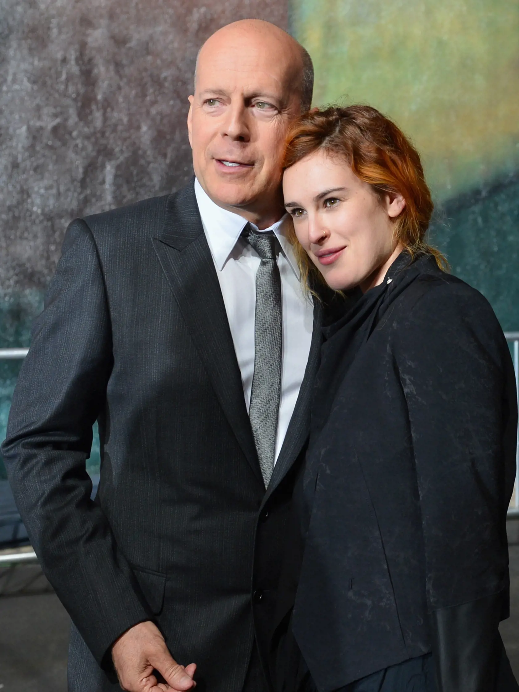 Rumer Willis s otcom Bruceom na fotke z roku 2013
