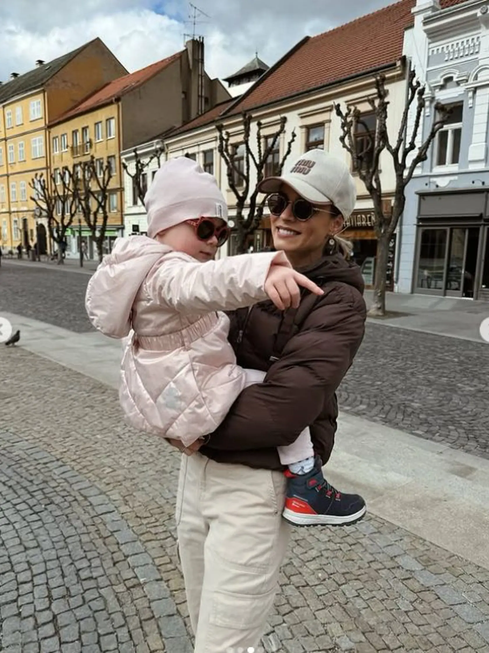 Ivana Gáborík si užila chvíle s menšou dcérkou Leiou.