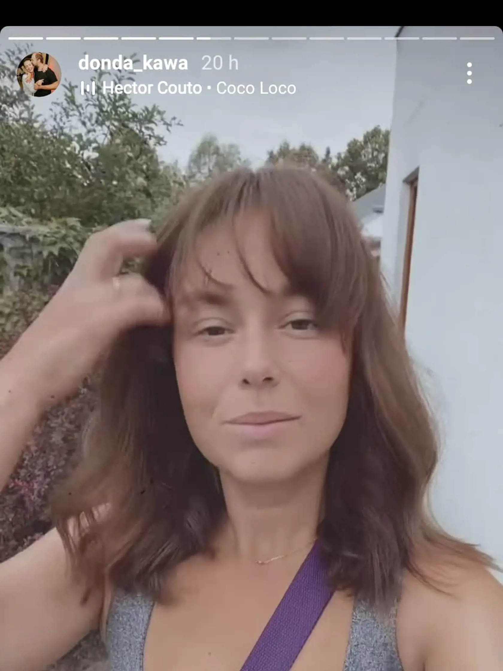 Dominika s novým účesom