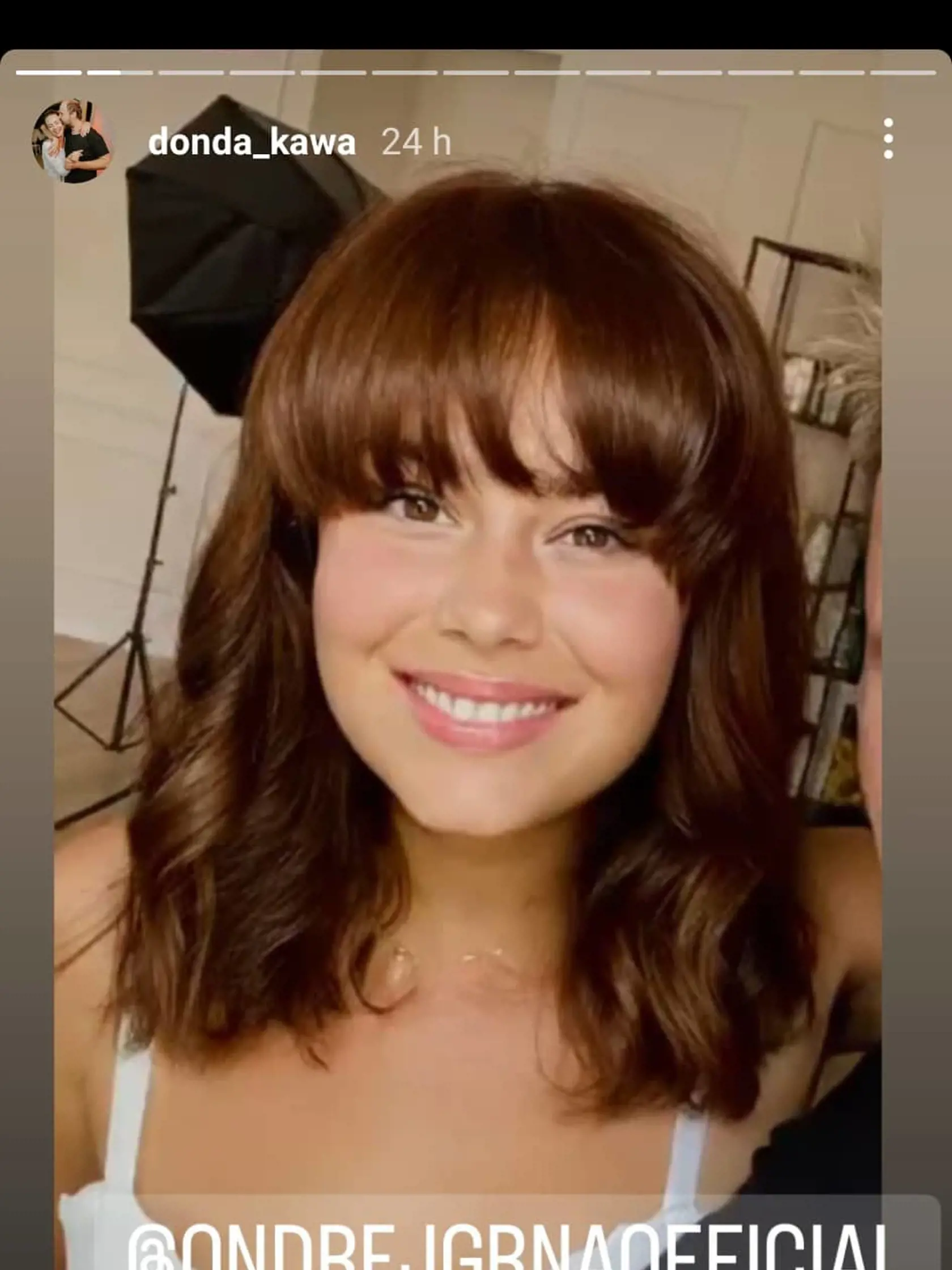 Dominika s novým účesom