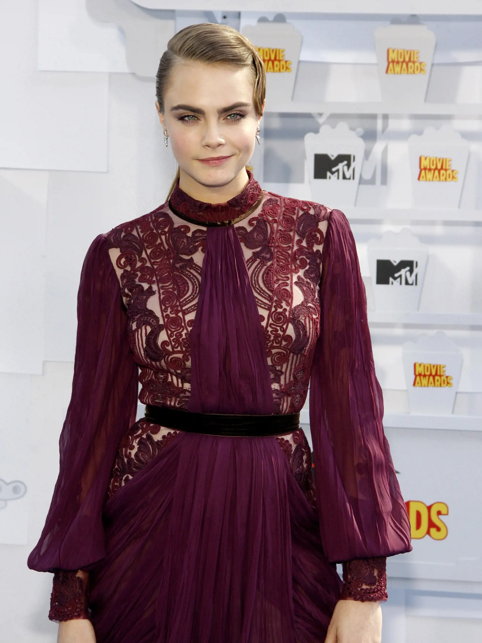 Cara,Delevingne,At,The,2015,Mtv,Movie,Awards,Held,At